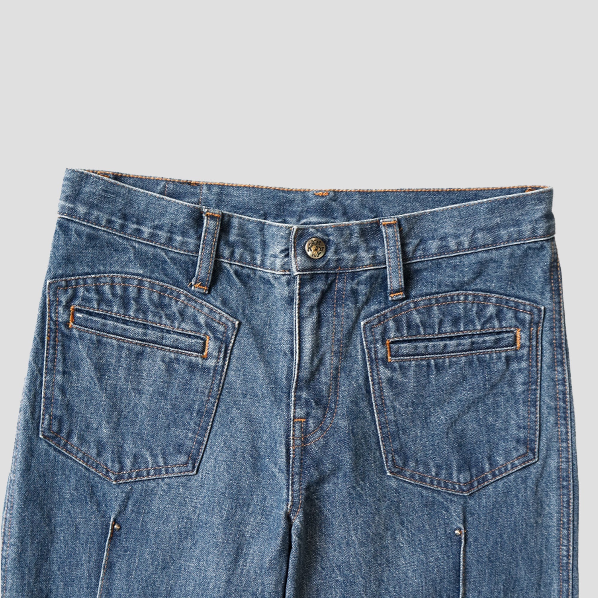 14oz DENIM FLARE JEANS - 3