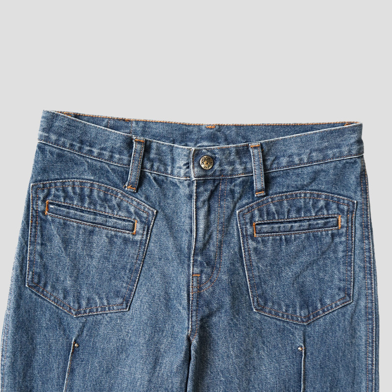 14oz DENIM FLARE JEANS 3