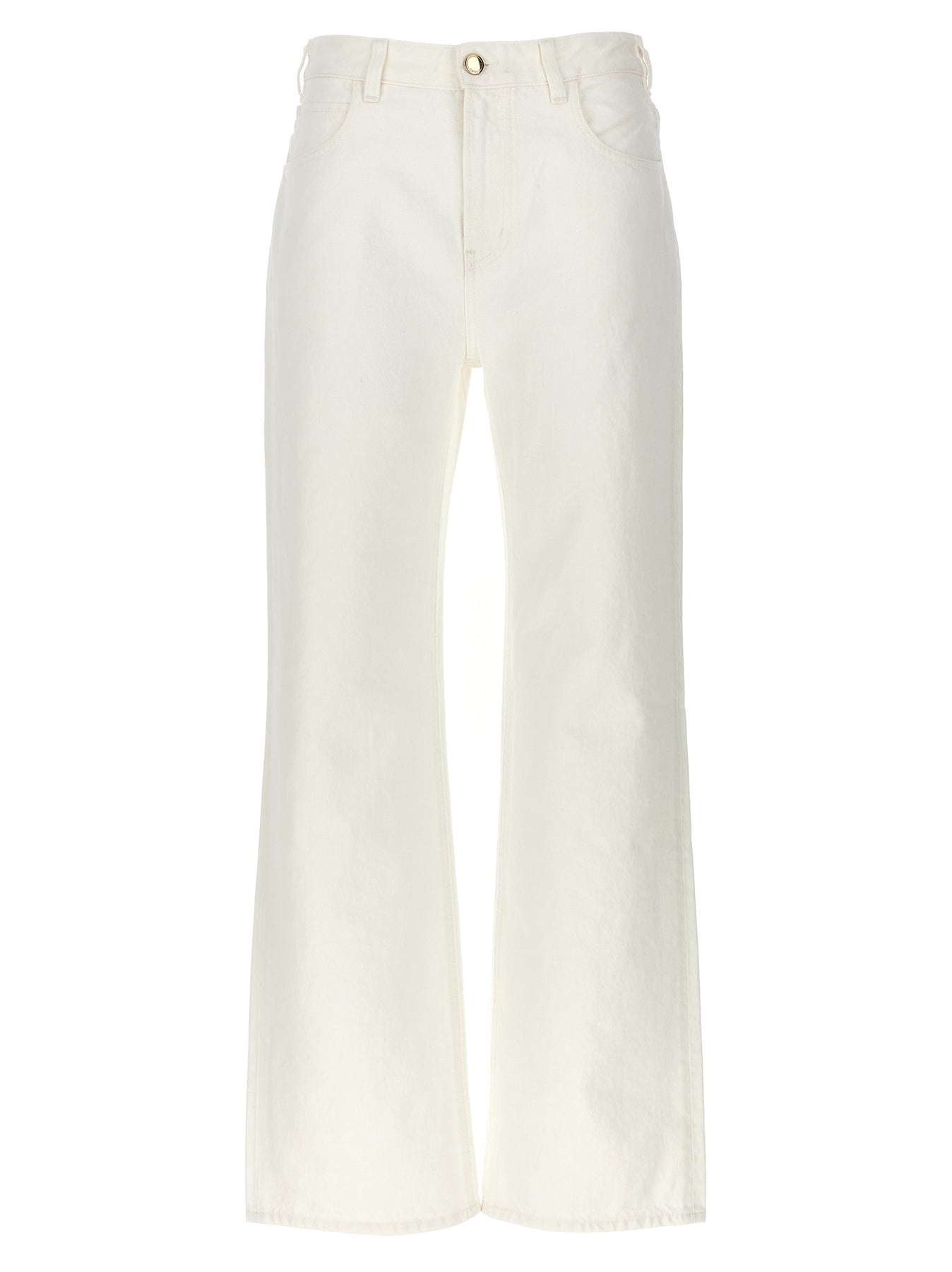 Chloé Flare Leg Jeans White Reversible 6136