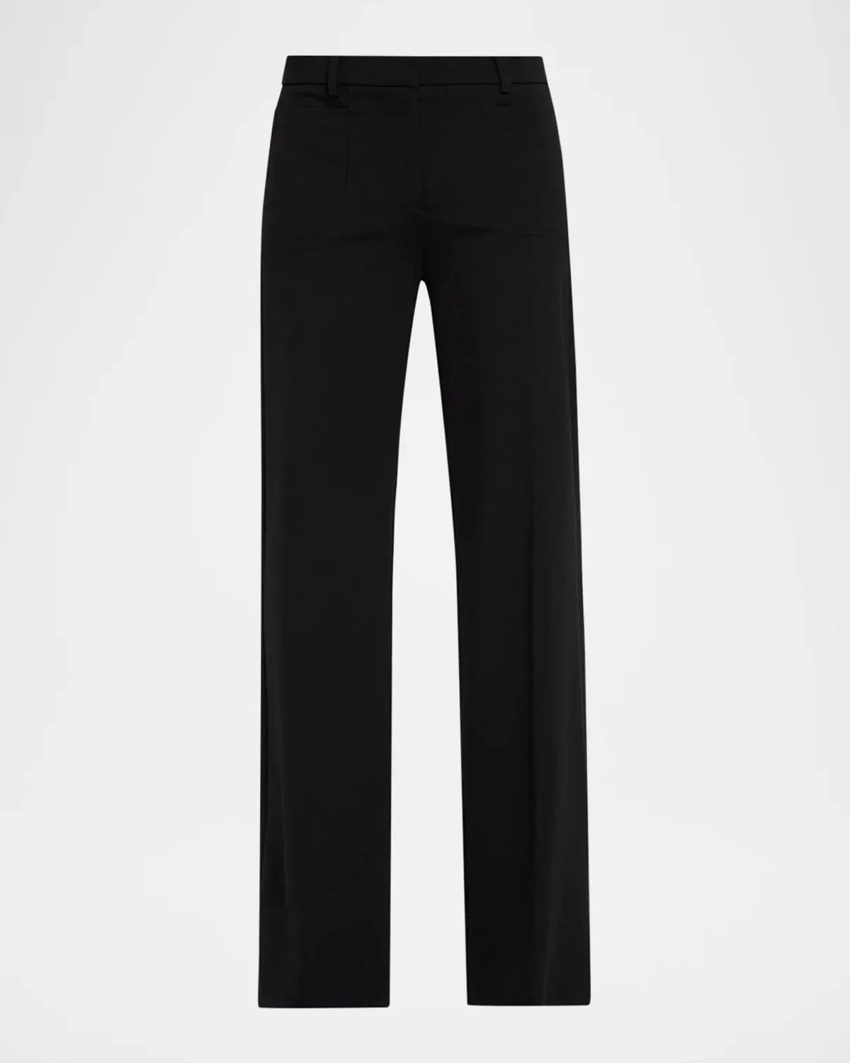 Reese Straight Double-Knit Ponte Pants - 1