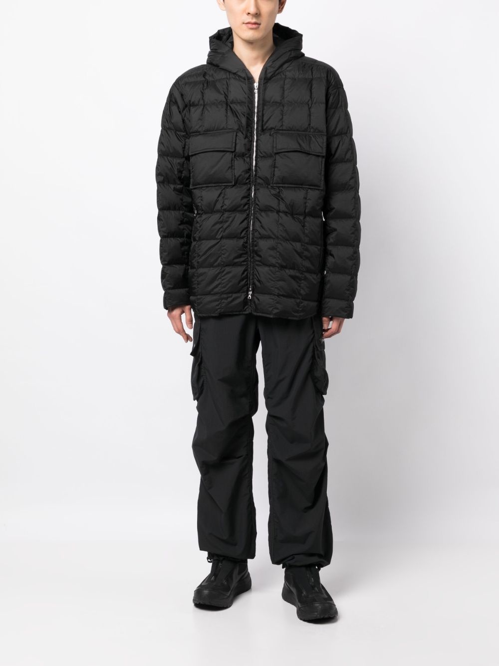 padded hooded jacket - 2