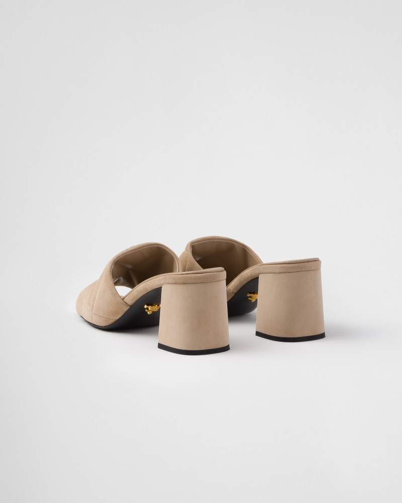 Stitched suede sandals 4