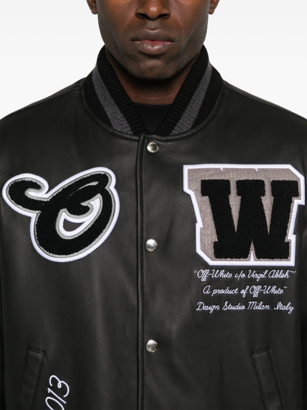 Full Leather bomber jacket - 5