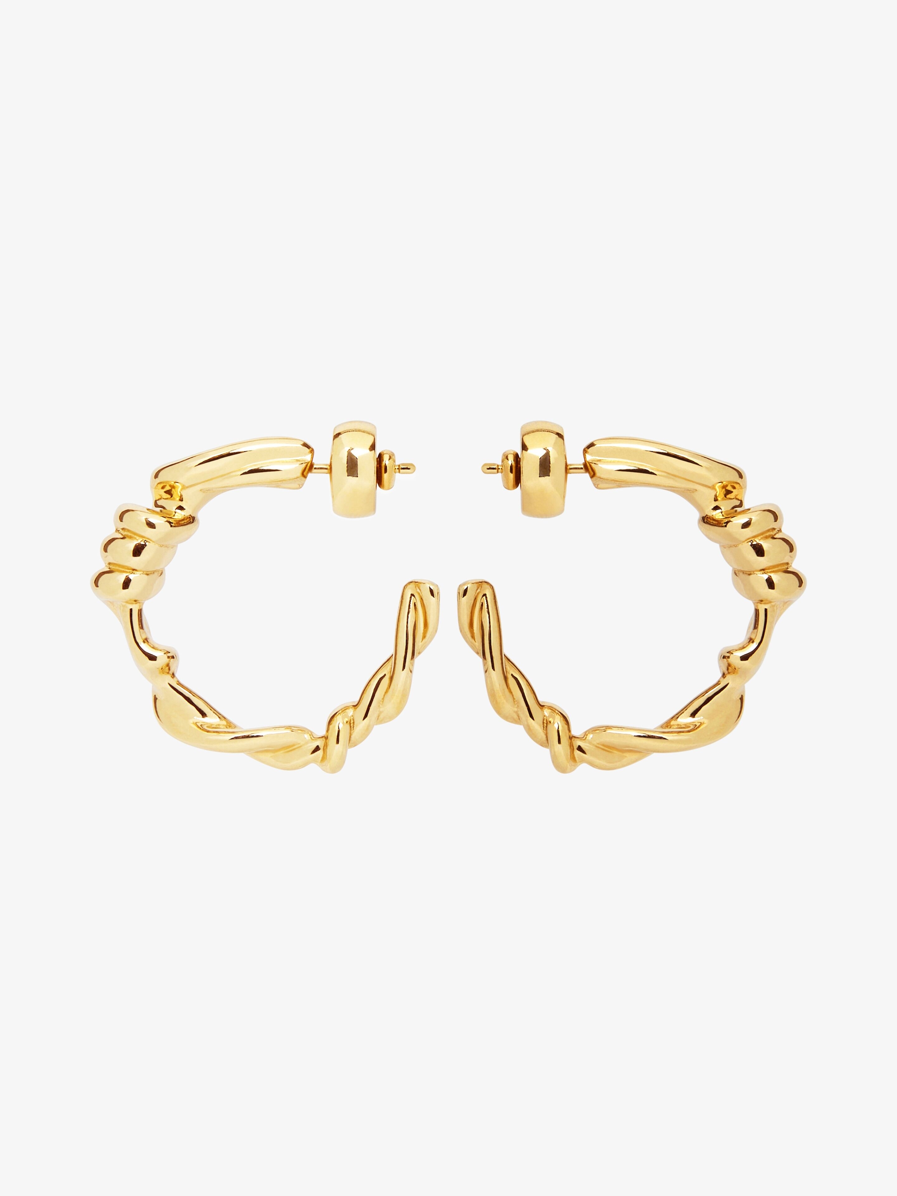 TWISTED EARRINGS IN METAL - 5
