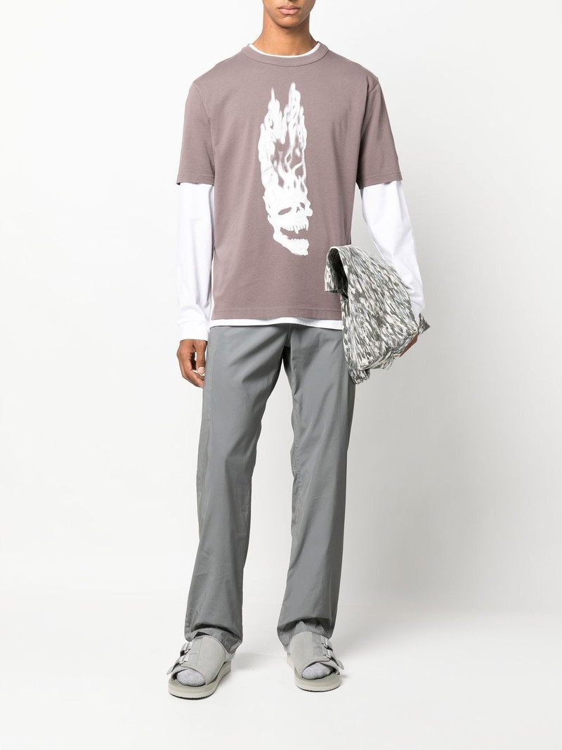 Heron Preston graphic-print short-sleeved T-shirt outlook