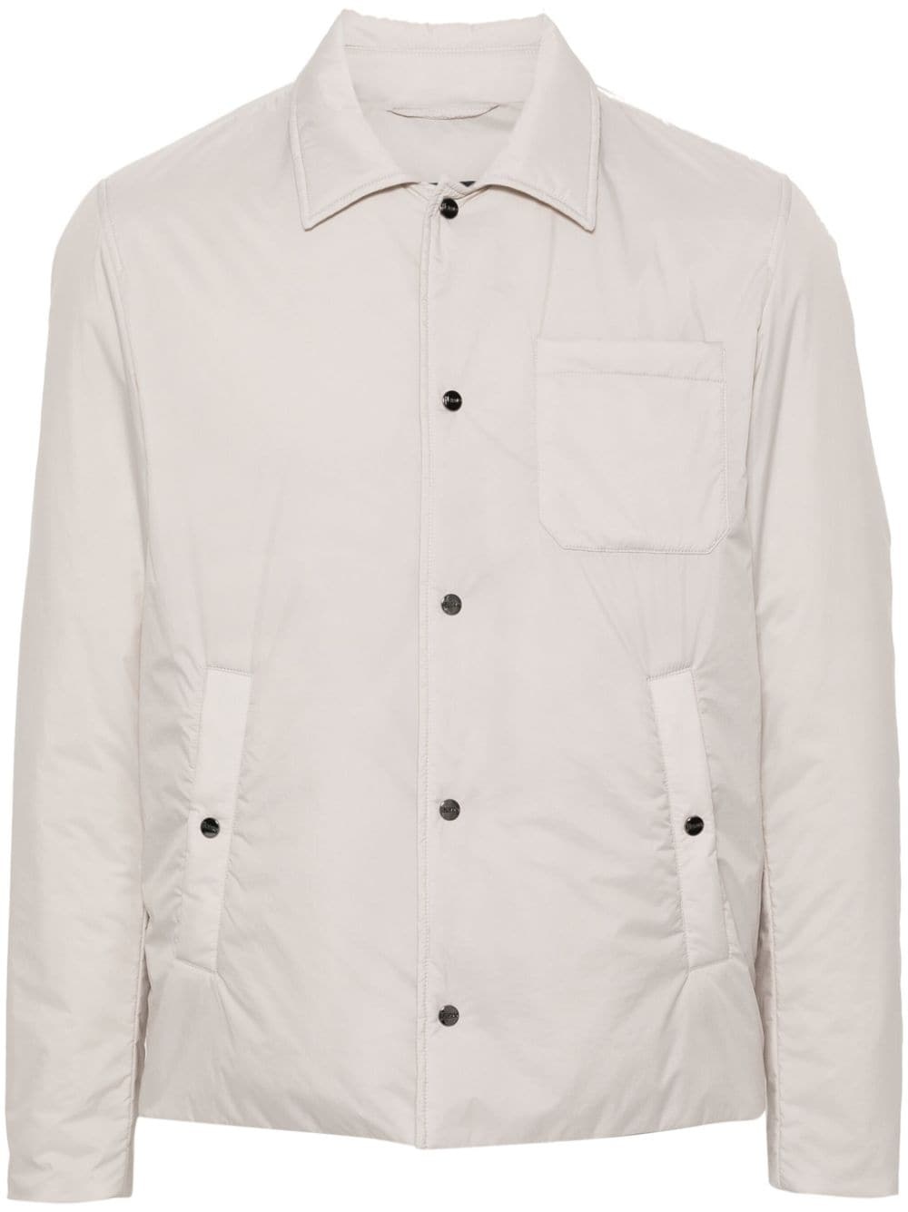 lightweight shirt jacket - 1