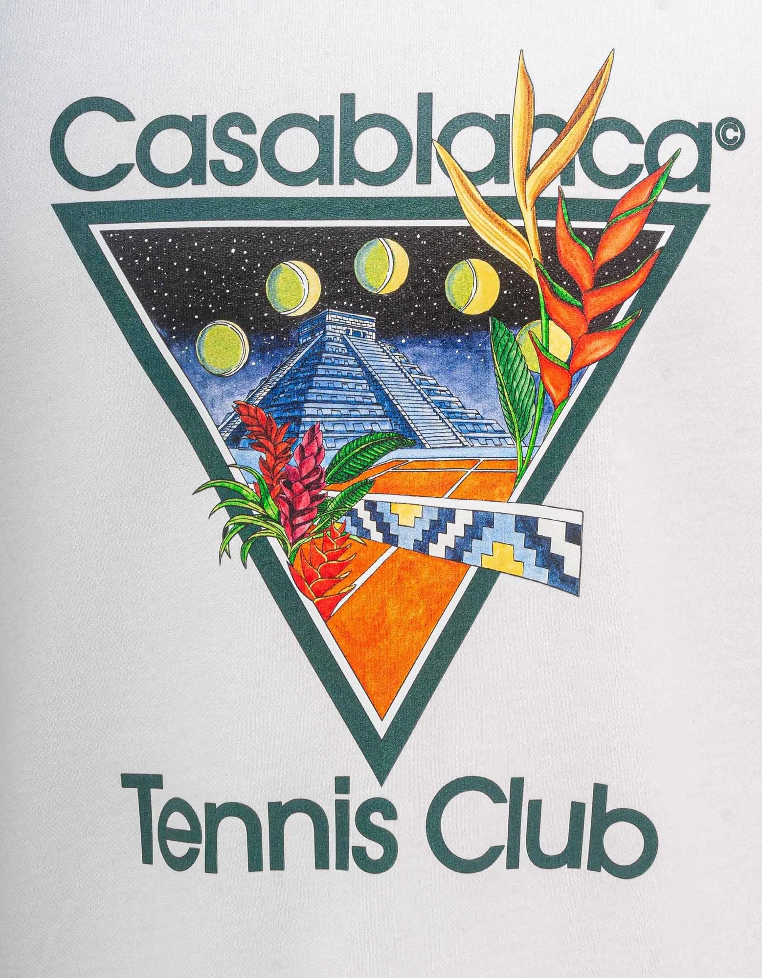 Casablanca Off-White Tennis Club Icon Sweatshirt - 5