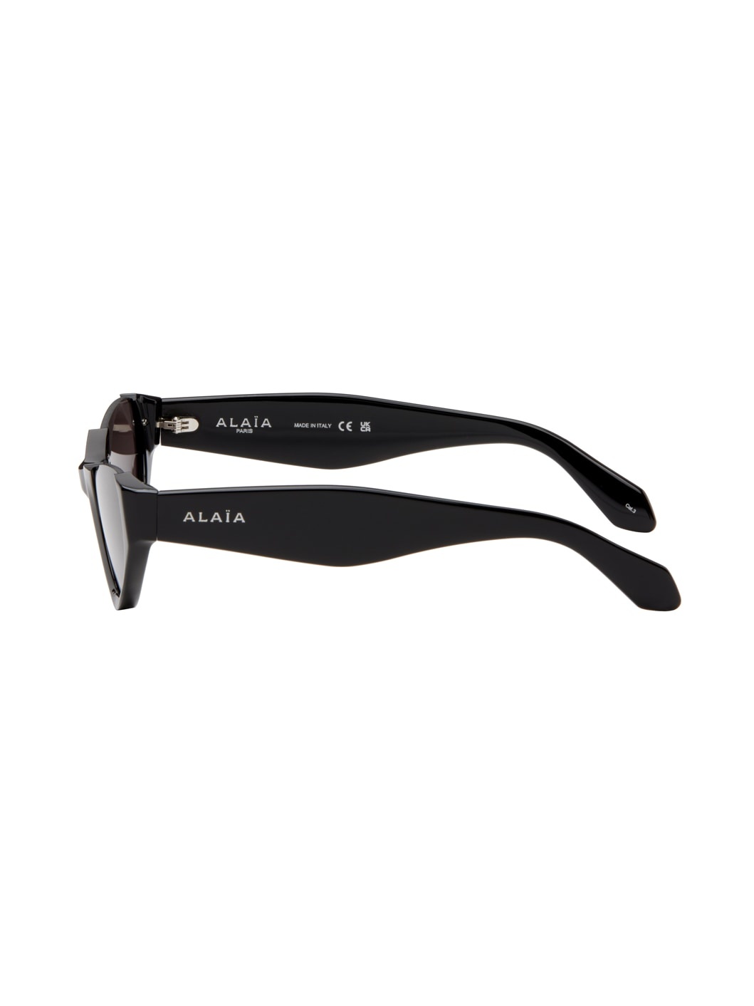 Black Cat-Eye Sunglasses - 3