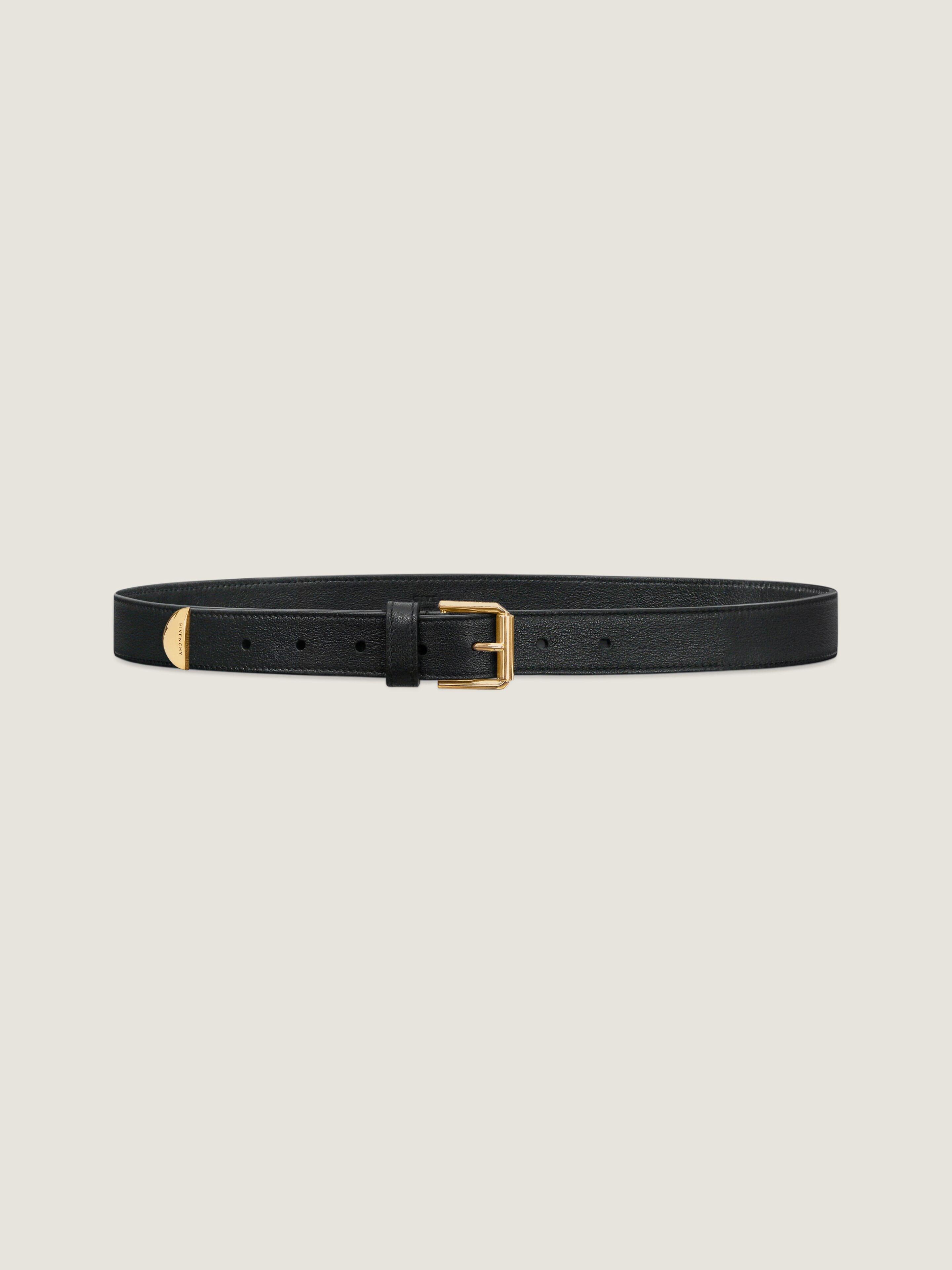 VOYOU BELT IN SHINY LEATHER - 1