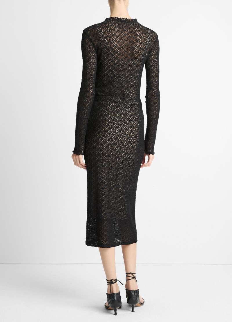 Vince Cotton-Blend Diamond Lace Skirt outlook