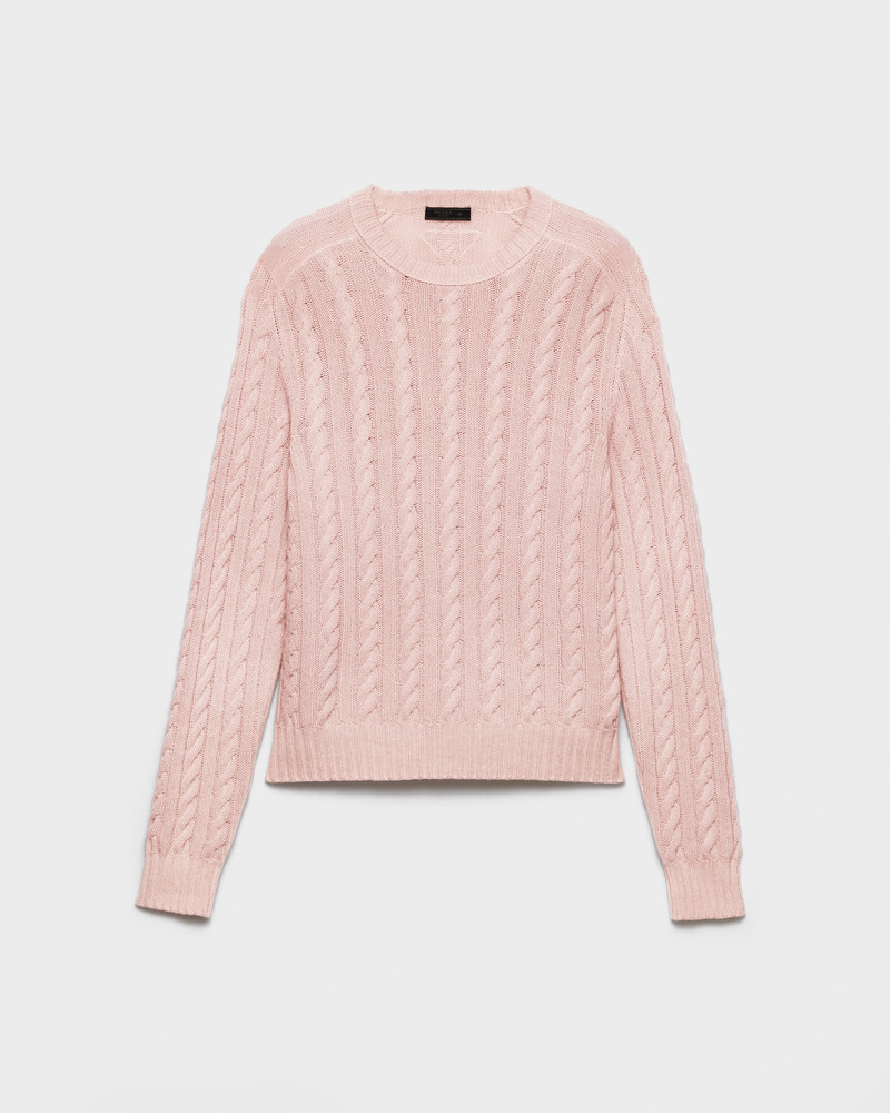 Wool and cashmere crew-neck sweater 1