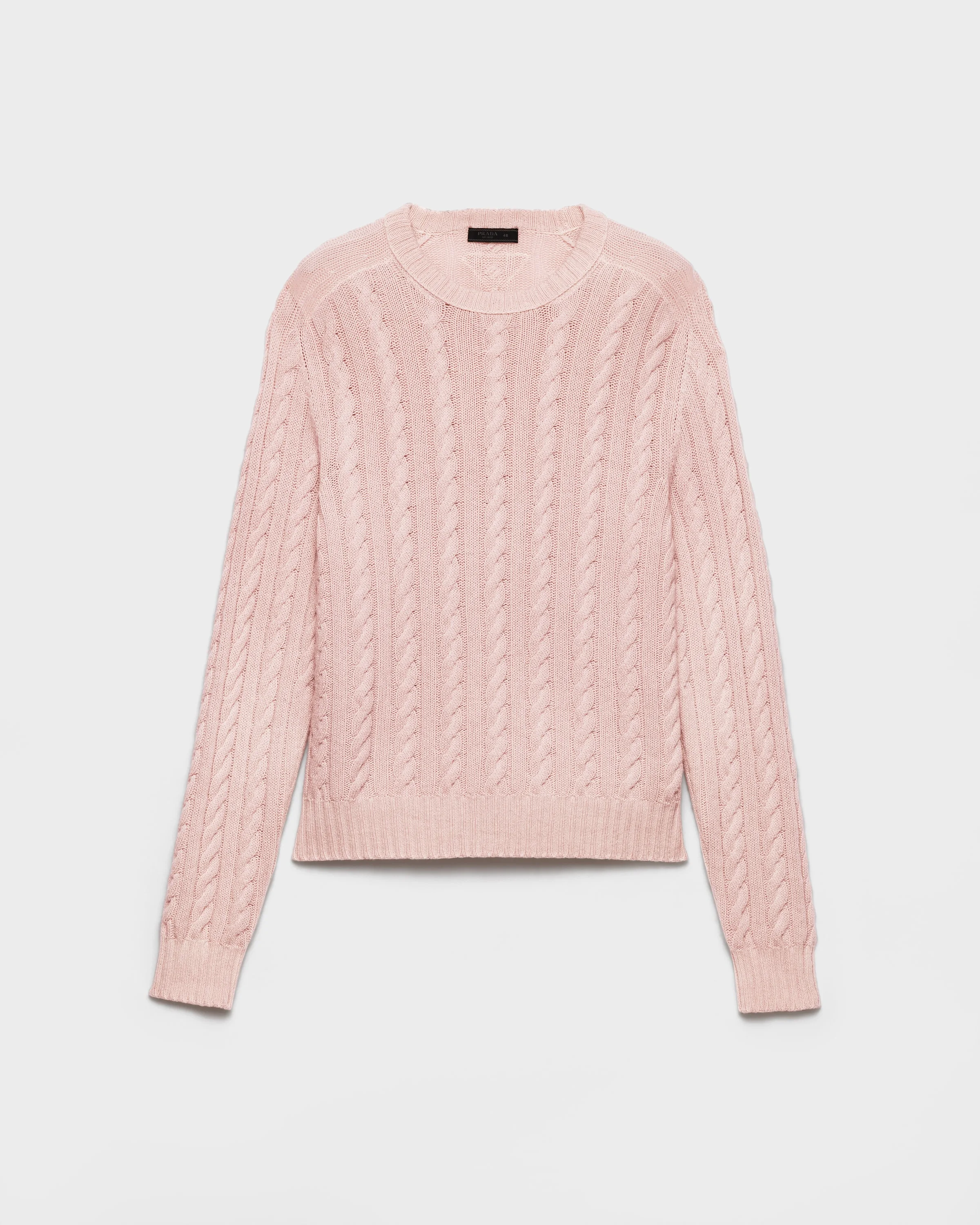 Wool and cashmere crew-neck sweater - 1