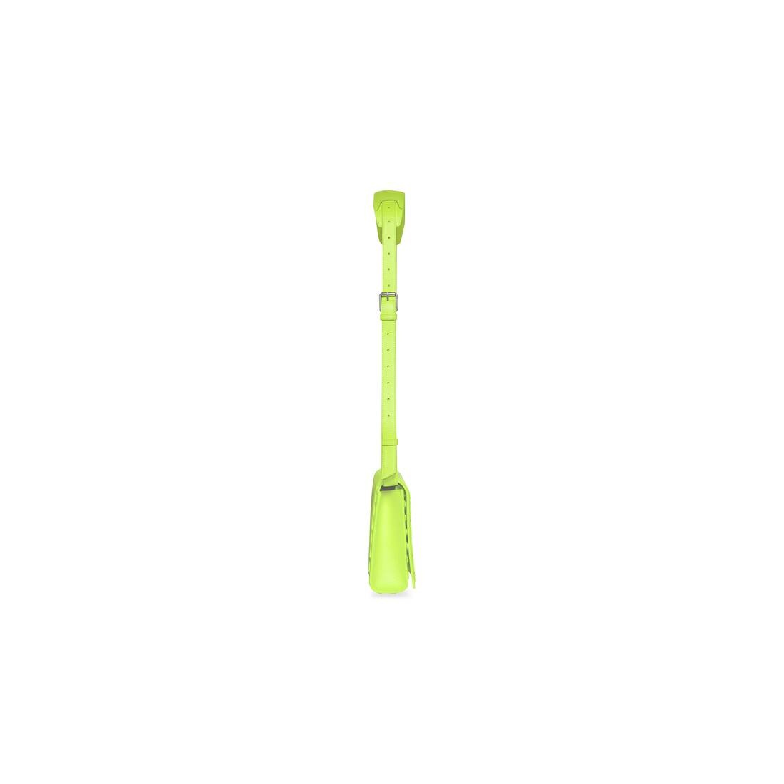 Men's Car Flap Bag With Strap in Yellow - 4