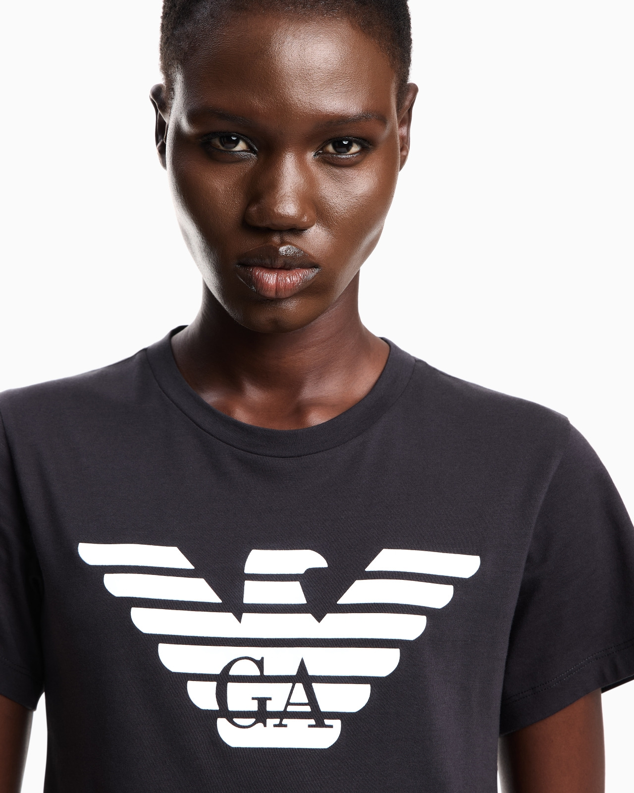 ASV organic-jersey T-shirt with logo print - 5