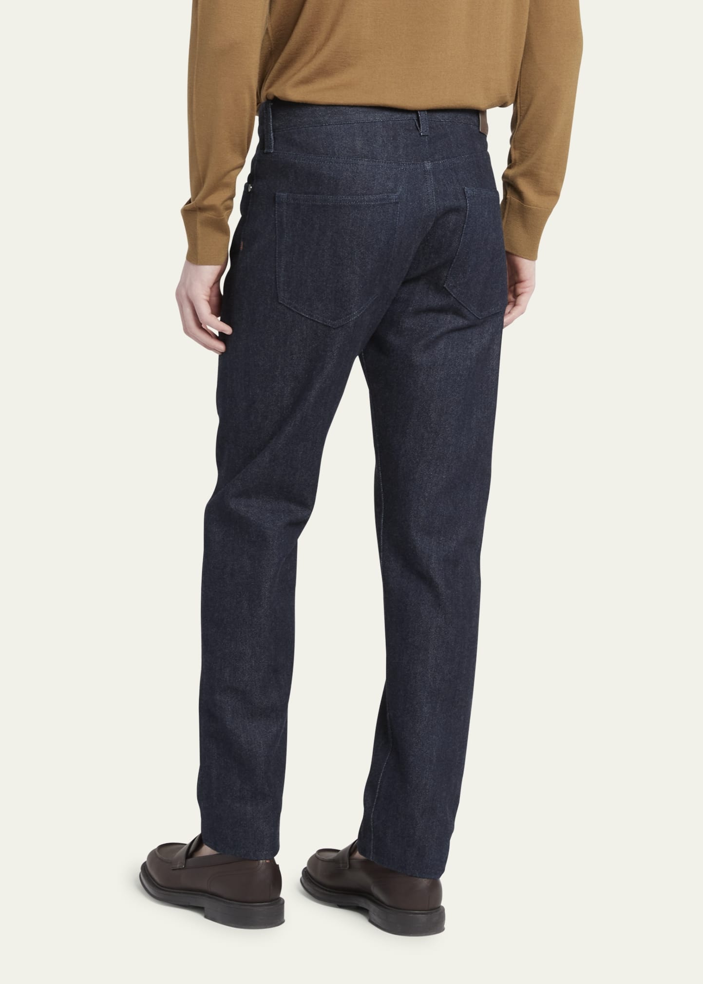 Men's Cashmere-Cotton Denim Jeans - 3