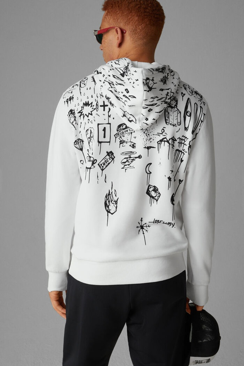 Covell Sweatshirt hoodie in White 3