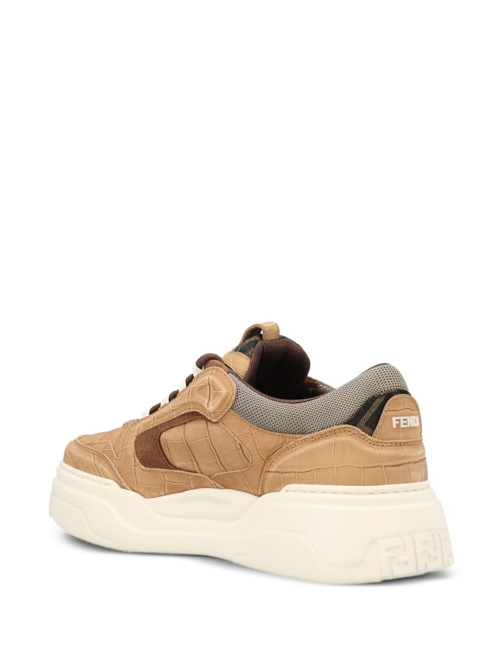logo-embossed sneakers - 4