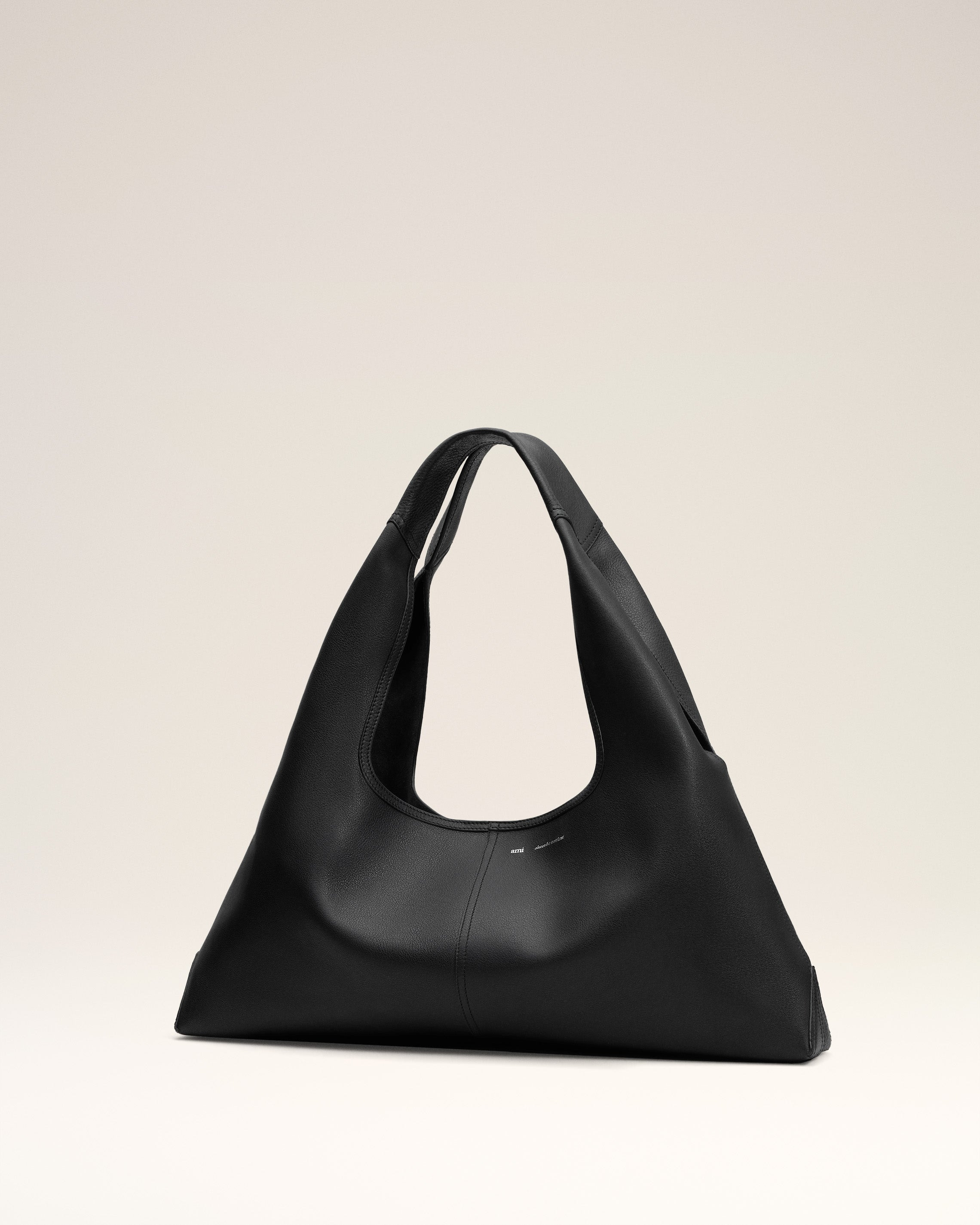 BLACK SUPPLE LEATHER ETIENNE SHOULDER BAG - 3