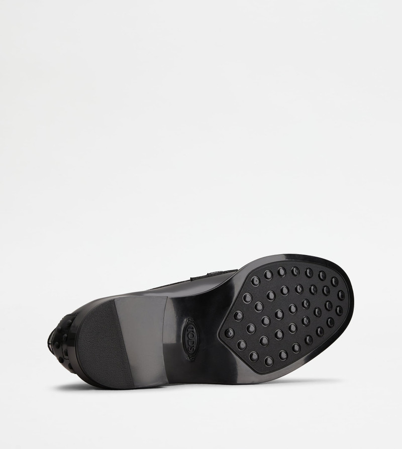 LOAFERS IN LEATHER - BLACK 5