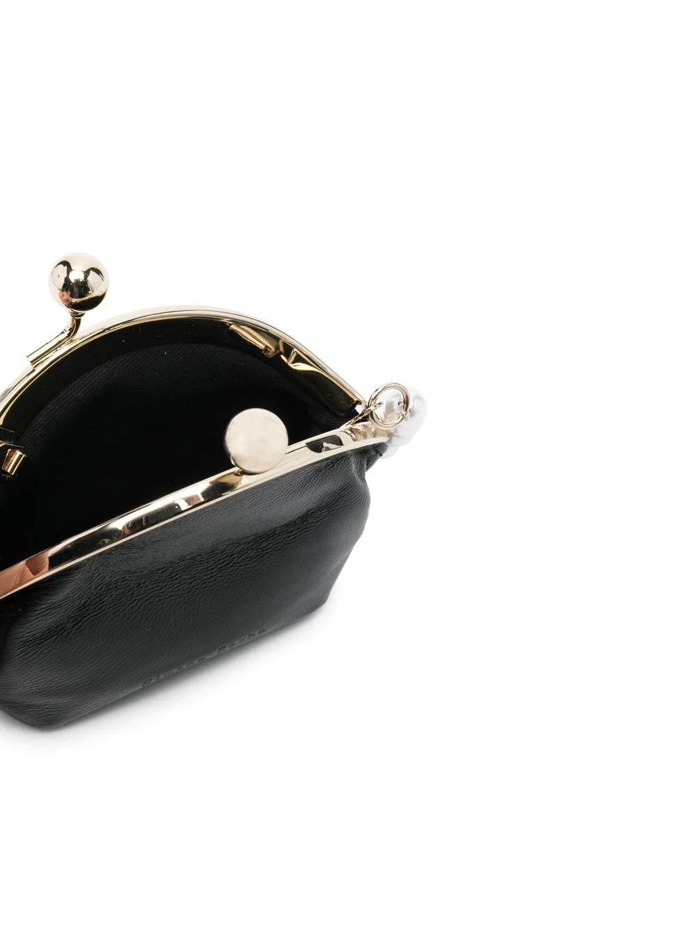 embellished-strap coin purse clutch - 5