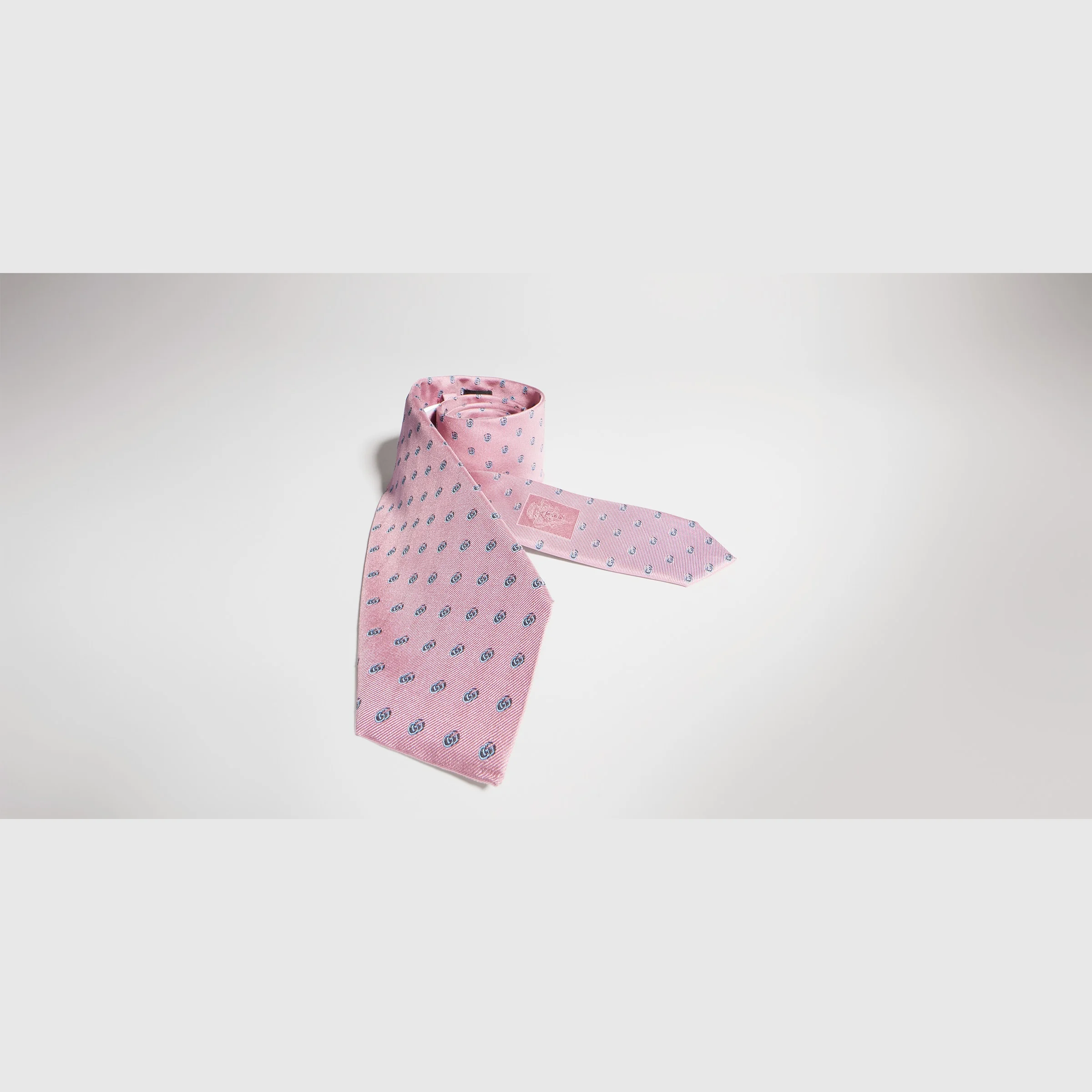 Double G silk jacquard tie - 1