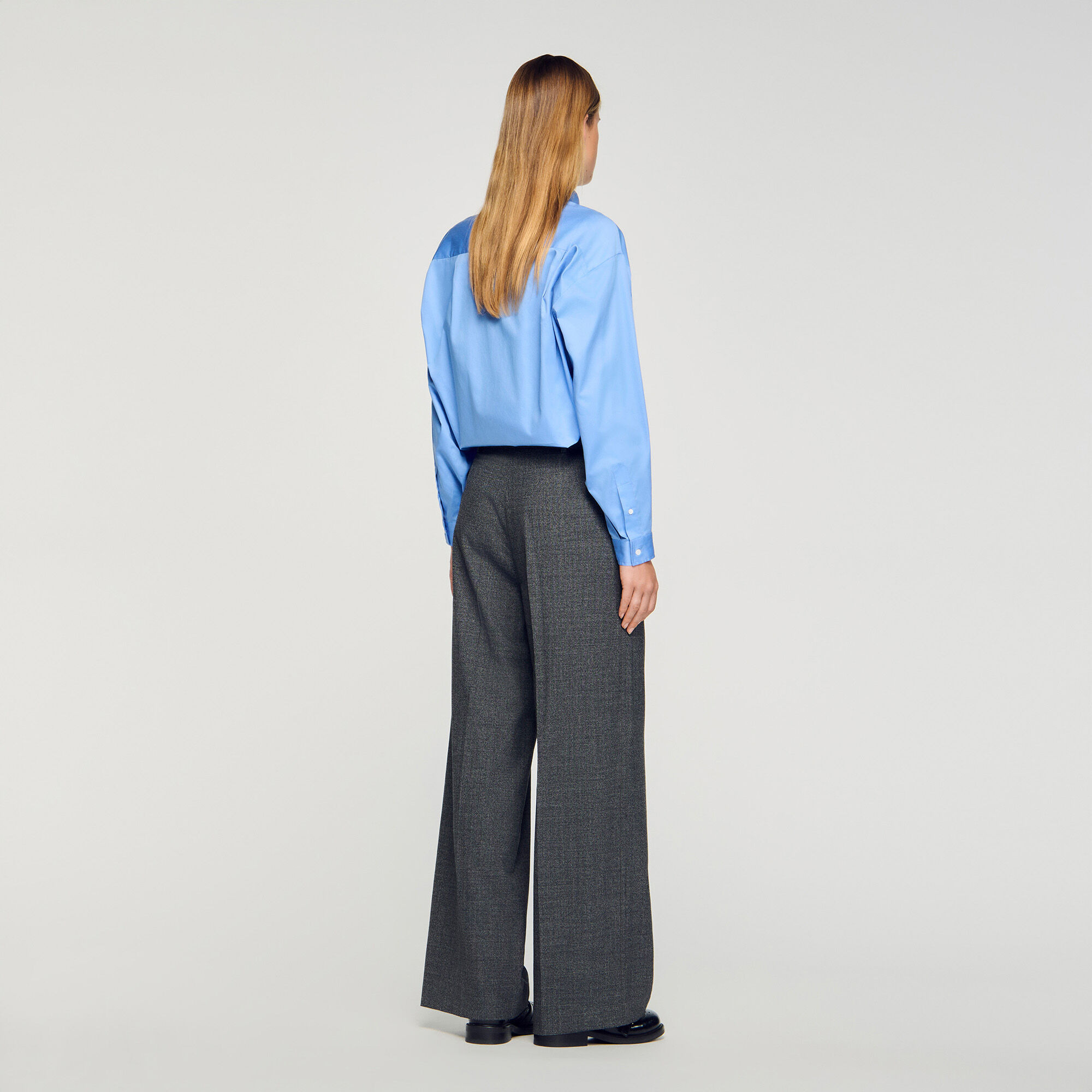 STRAIGHT AND WIDE TROUSERS - 5