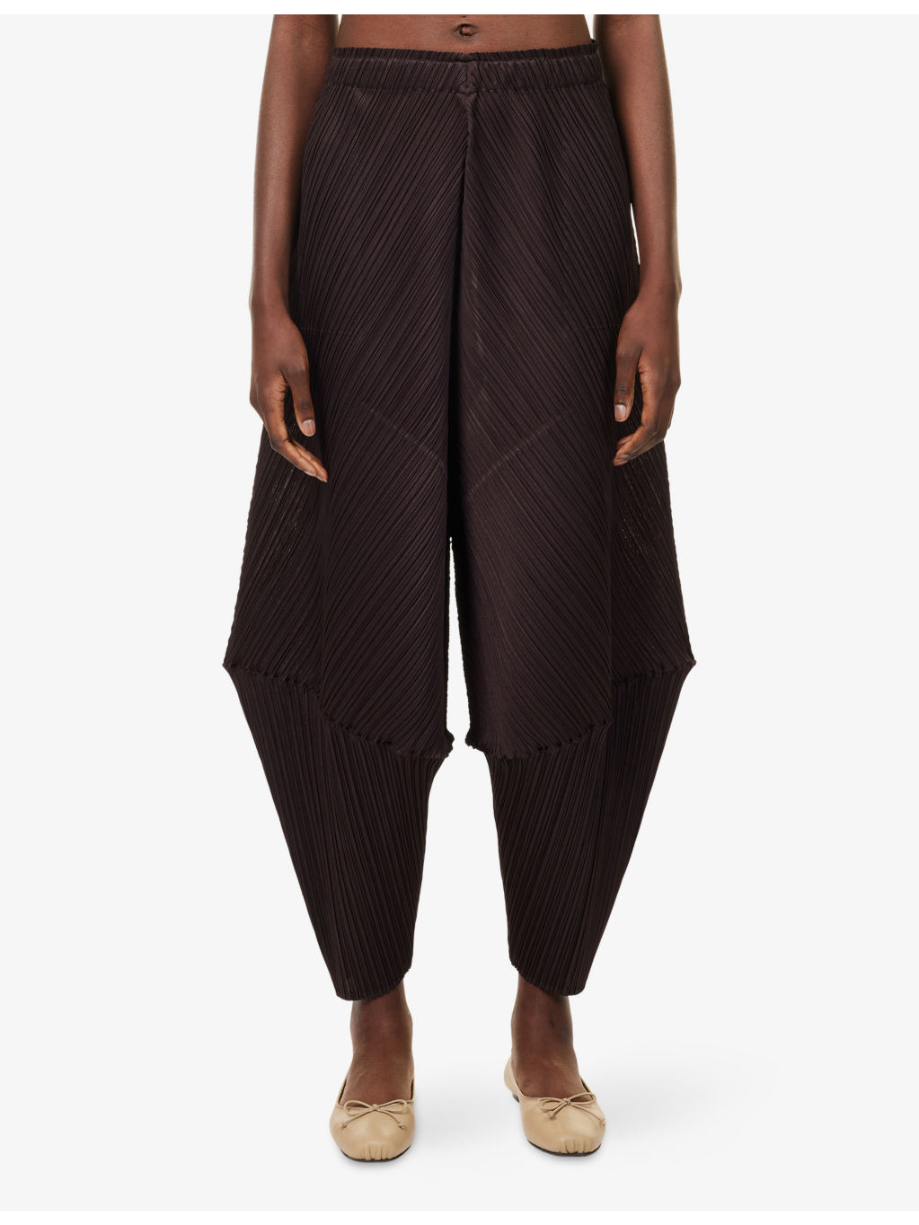 Leap Tapered-Leg Knitted Trousers - 3