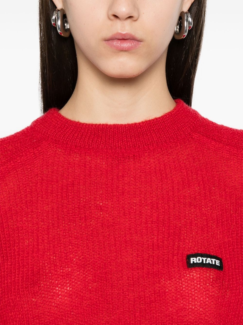 logo-patch sweater - 5