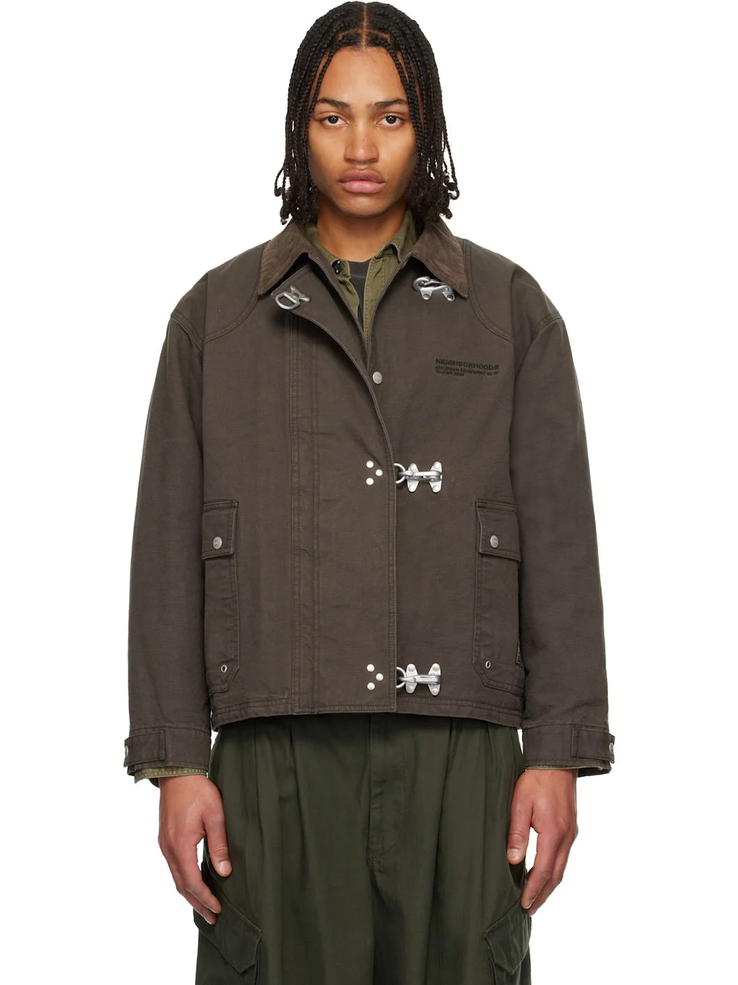 Khaki Fireman Jacket - 1