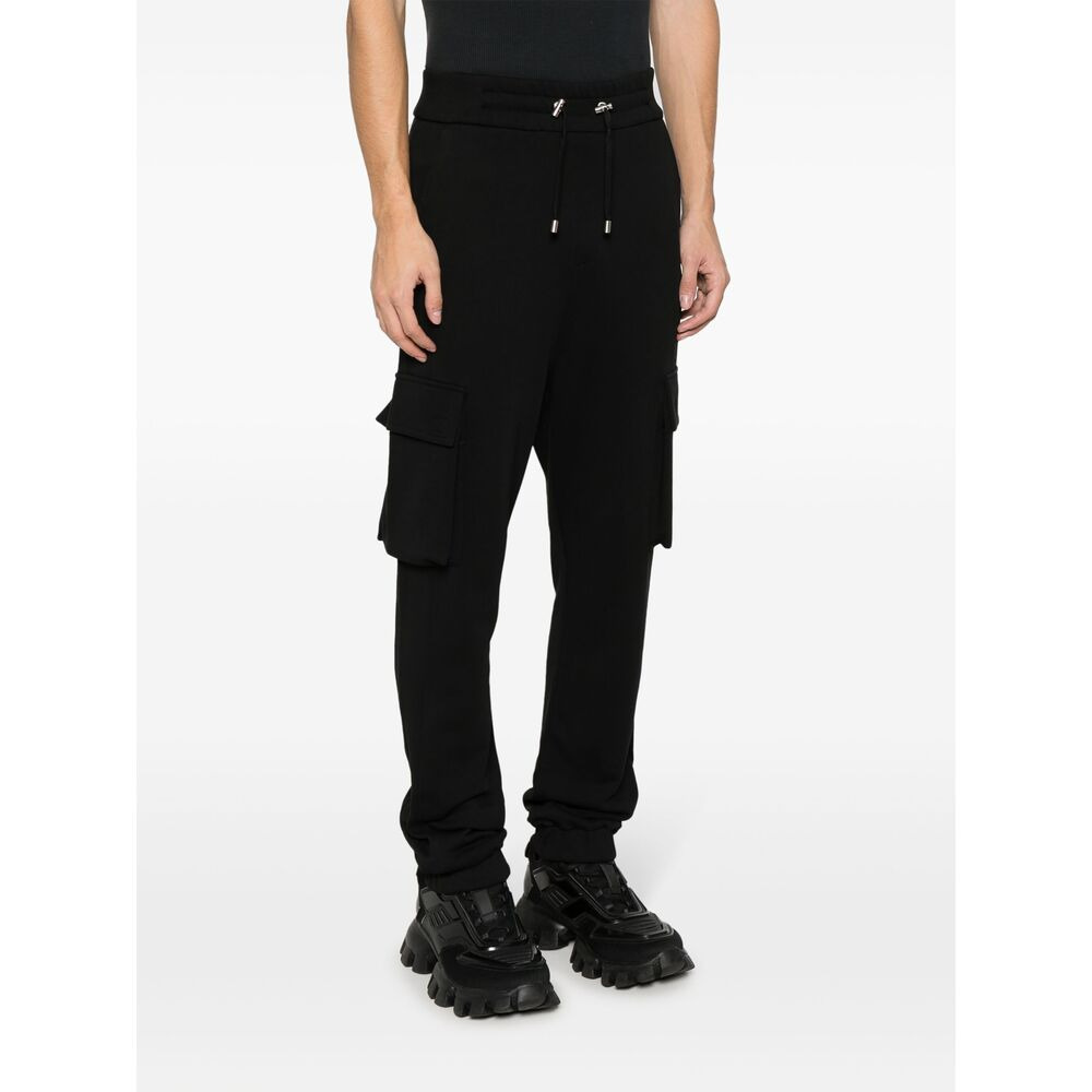 Balmain Black Trousers - Track Pants Men - 3