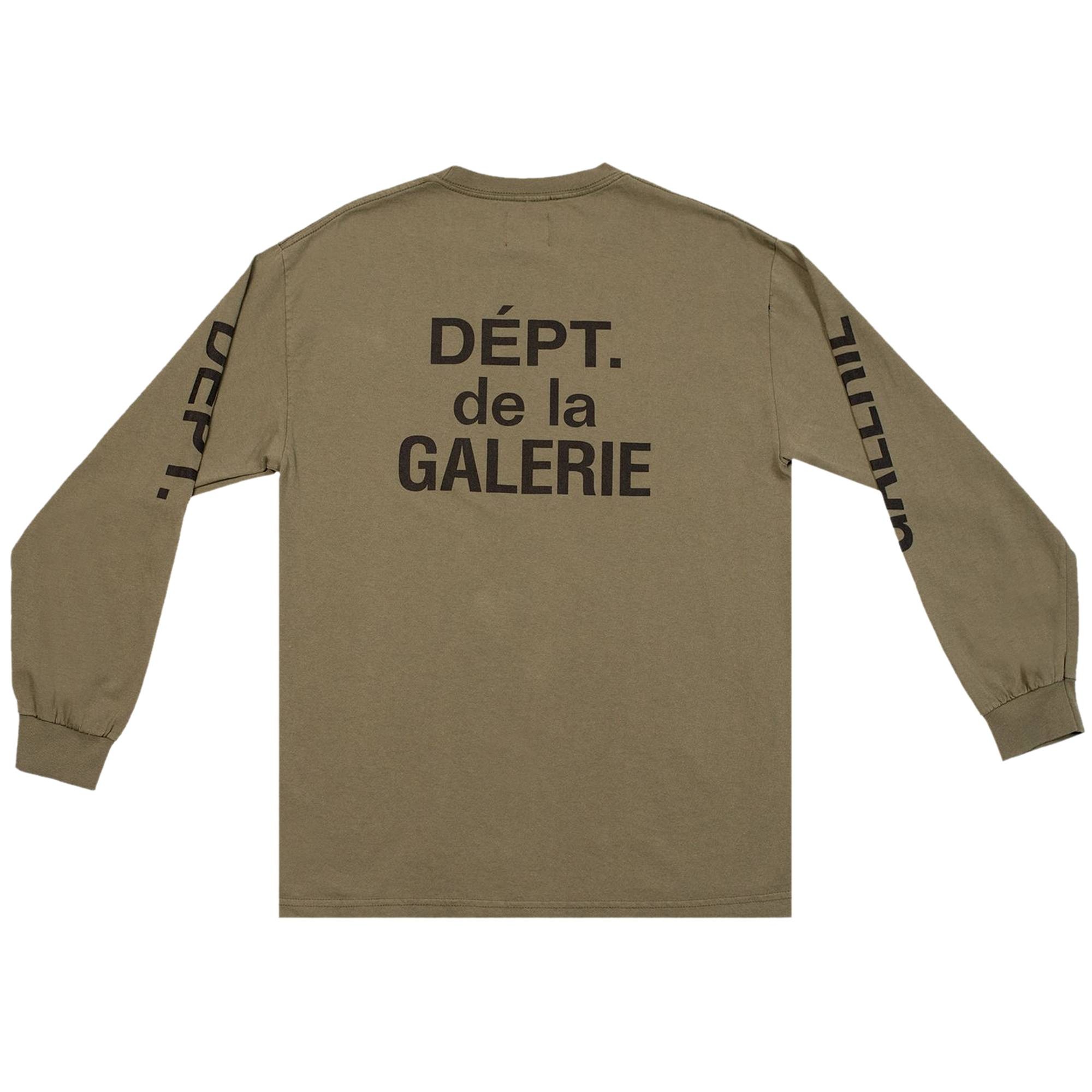 Gallery Dept. French Collector Long-Sleeve Tee 'Olive' - 2