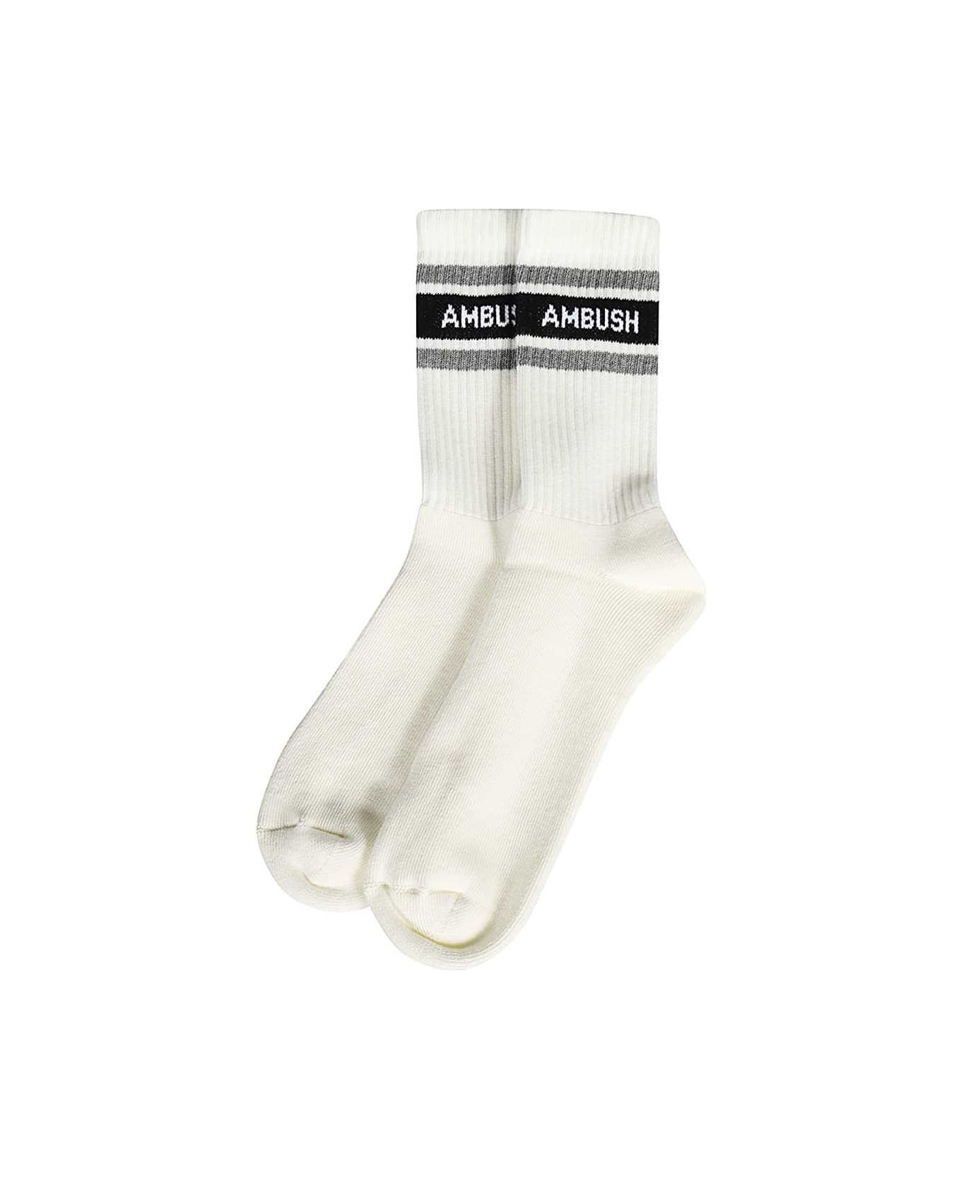 Logo Cotton Blend Socks - 1
