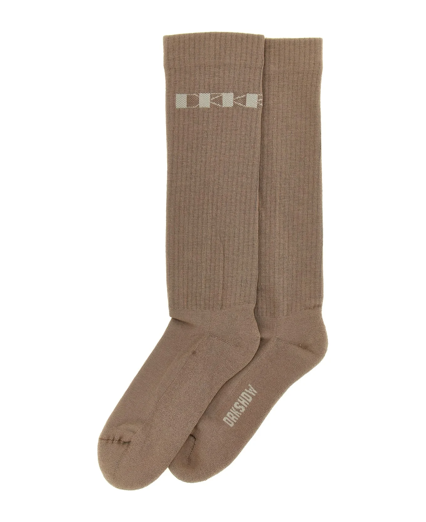 Jacquard Logo Socks - 1