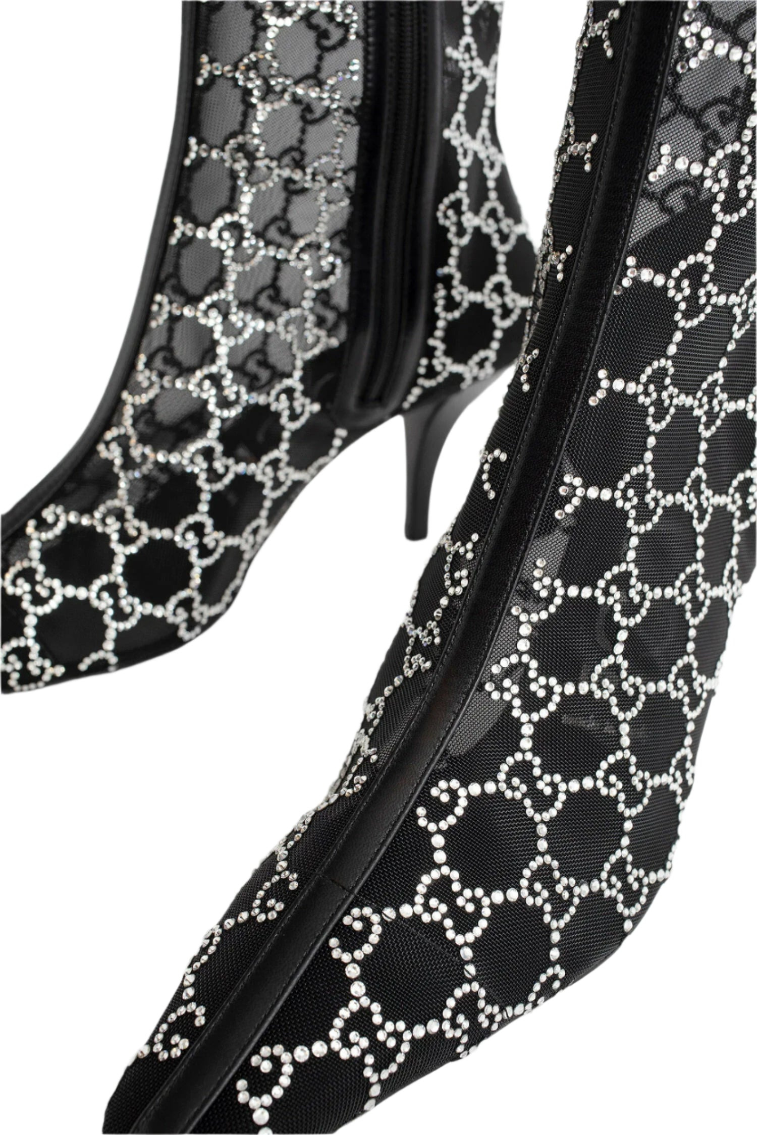 Gg-Crystal-Mesh-Midheel-Boots - 6