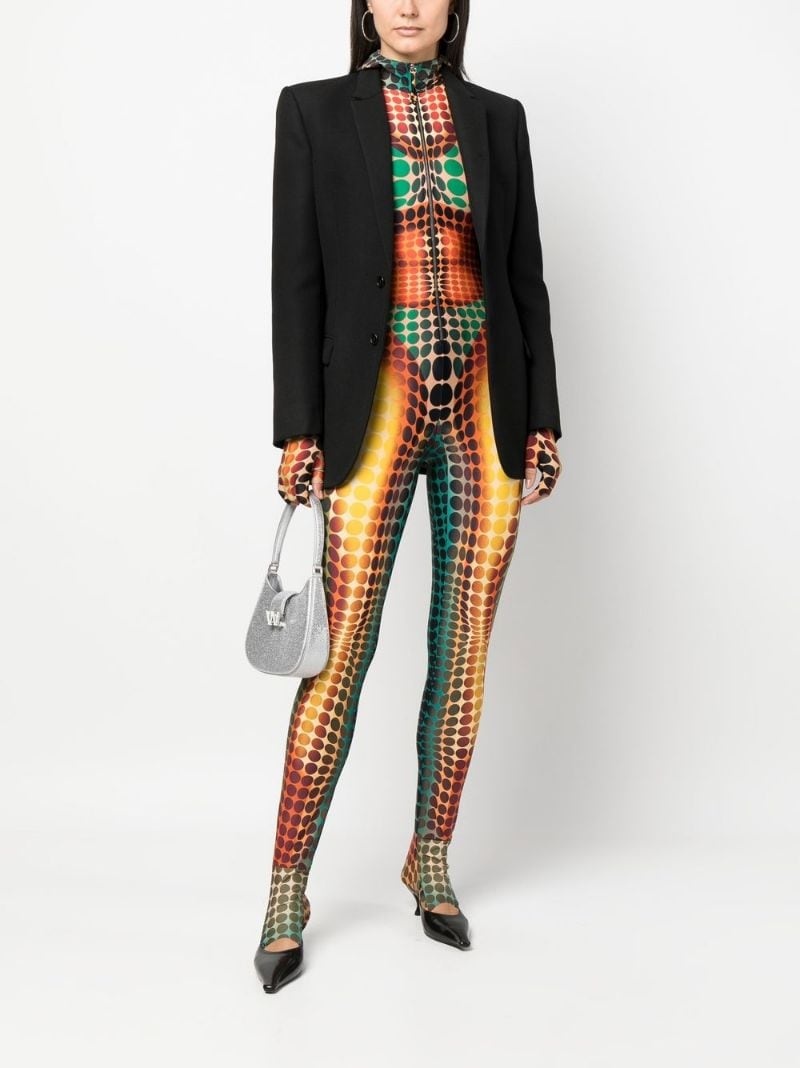 The Brown poka-dot jumpsuit - 2