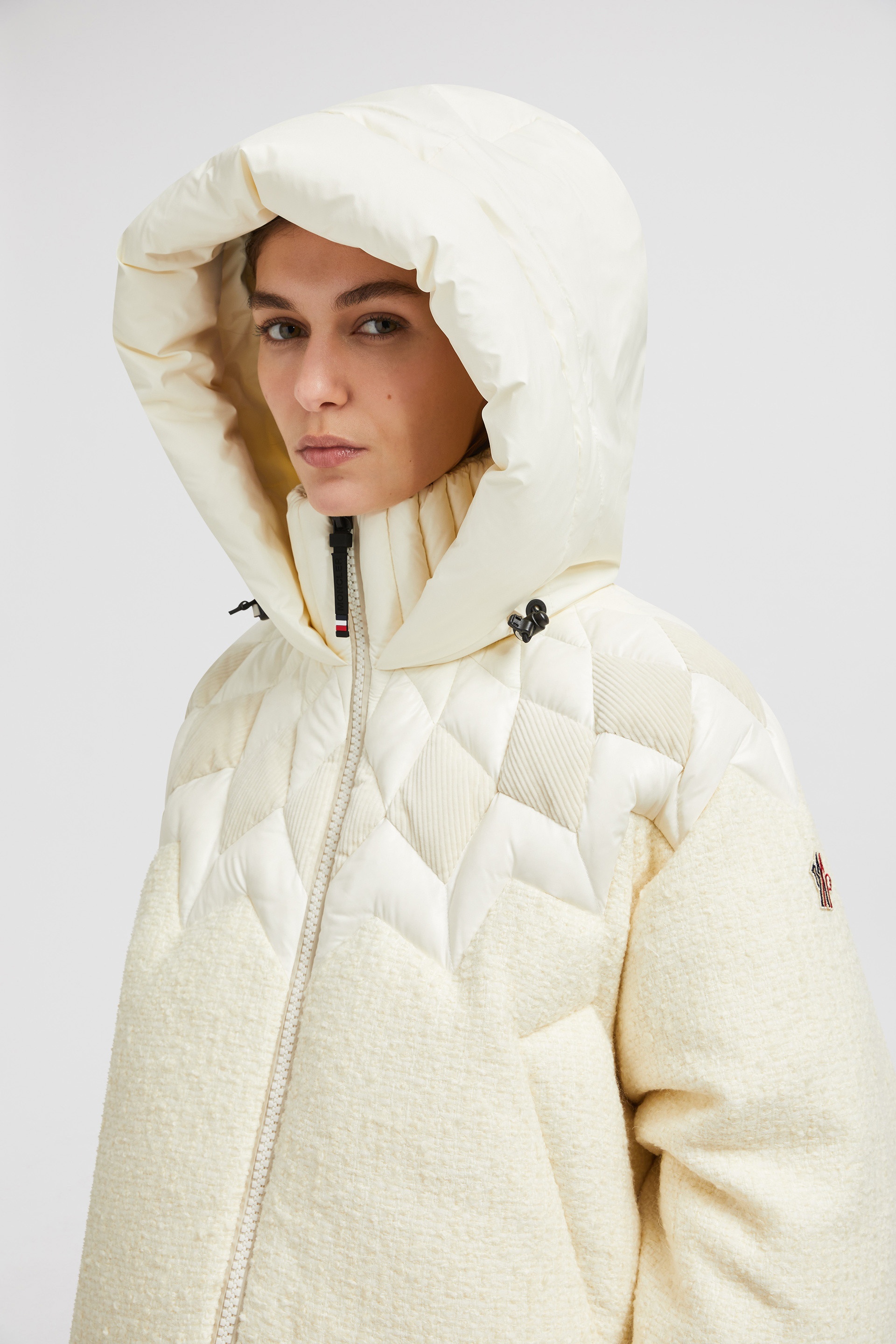 Hintersee Patchwork-Quilted Wool Short Down Jacket - 4