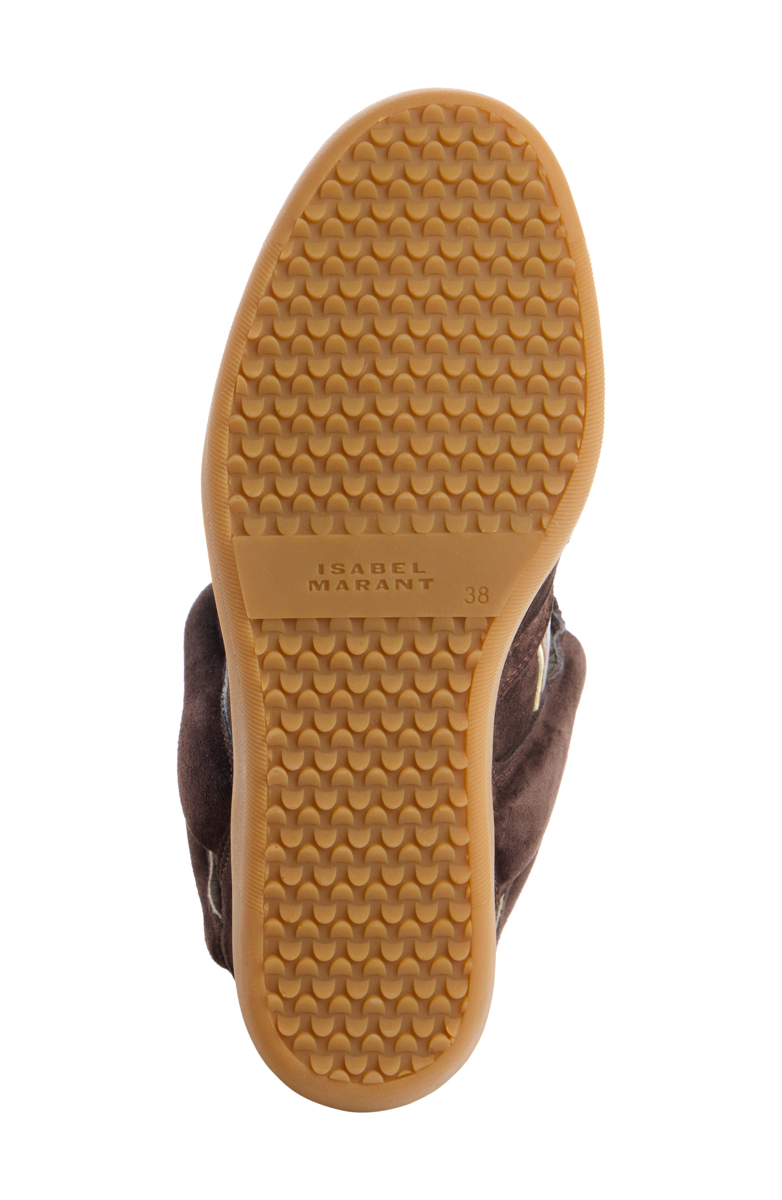 Isabel Marant Bekett Hidden Wedge High Top Sneaker in Chly/Chocolate/Light at Nordstrom - 5