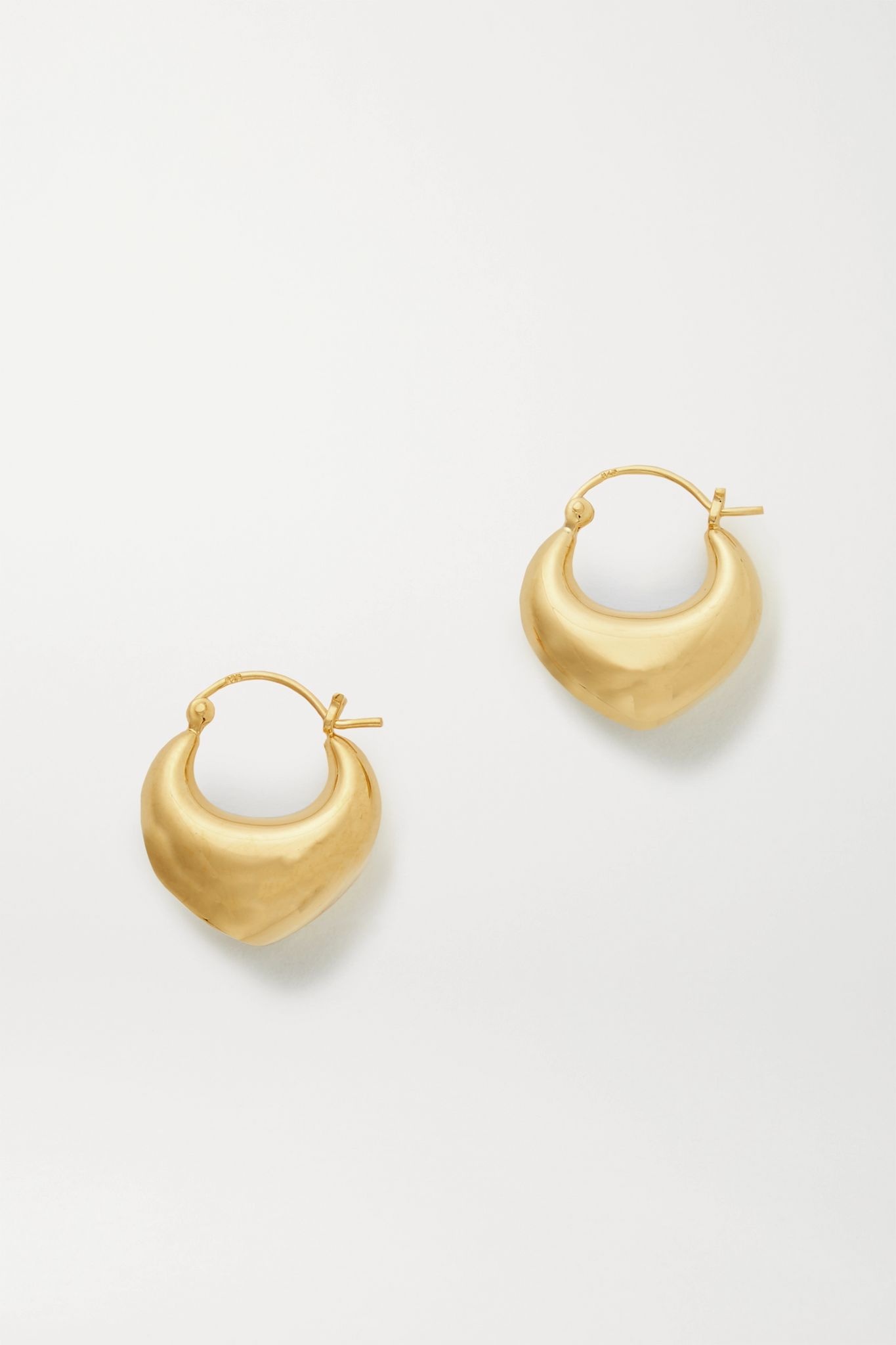 Venetia gold vermeil hoop earrings - 1