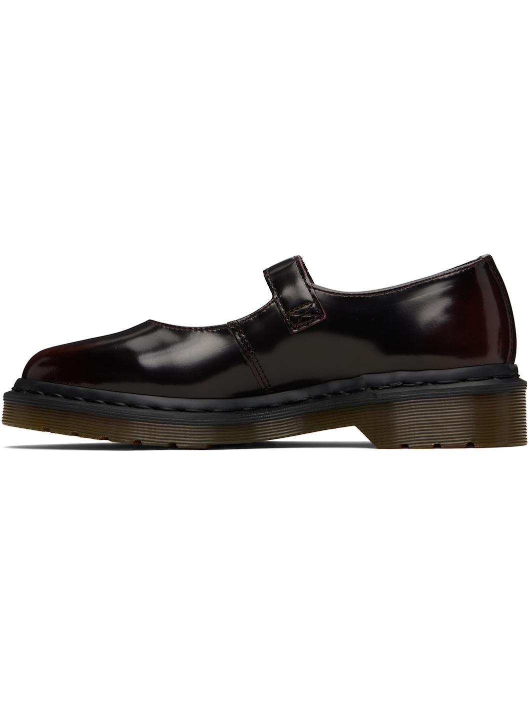 Burgundy Elphie Mary Jane Loafers - 3