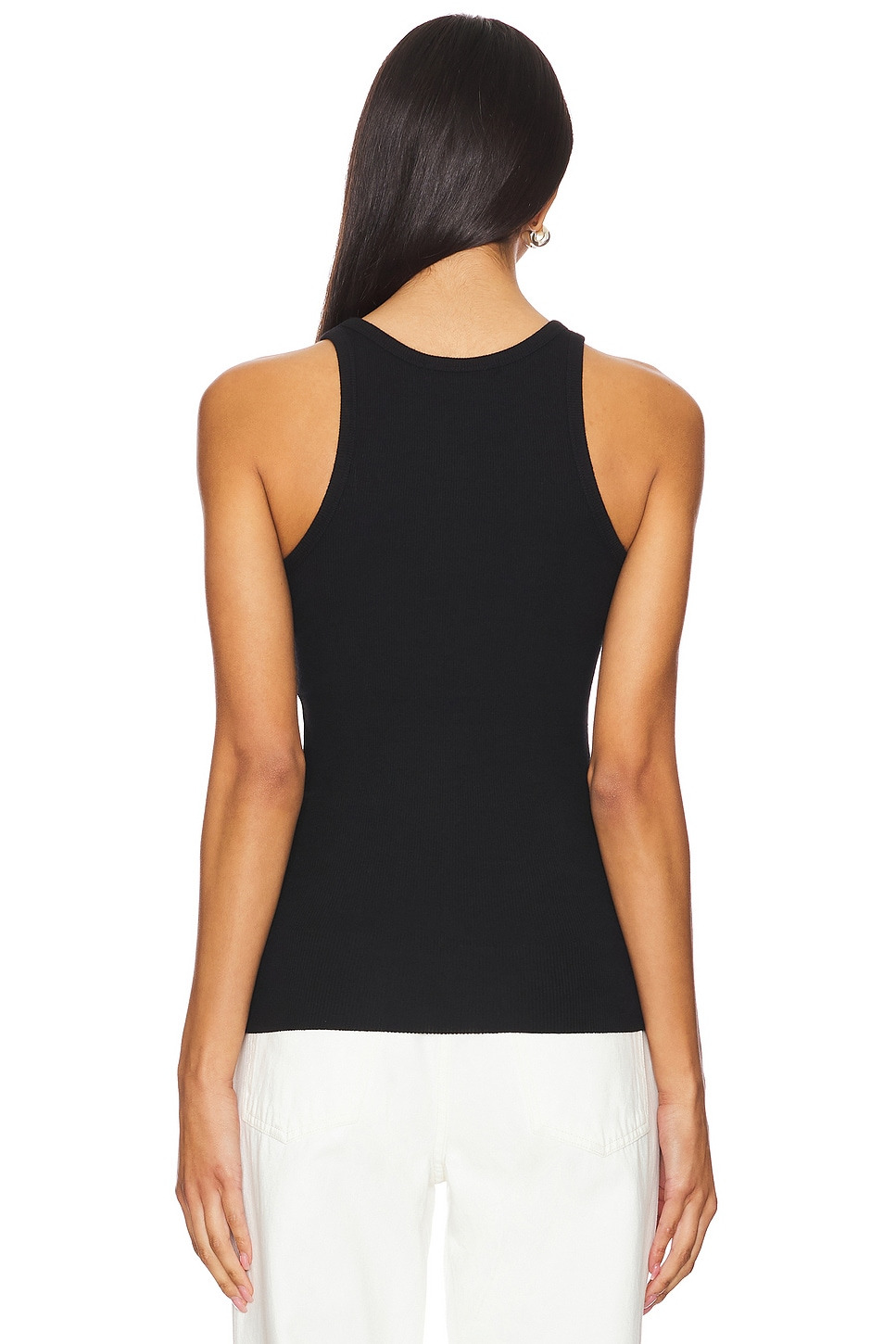 High Neck Fitted Tank Top - 3