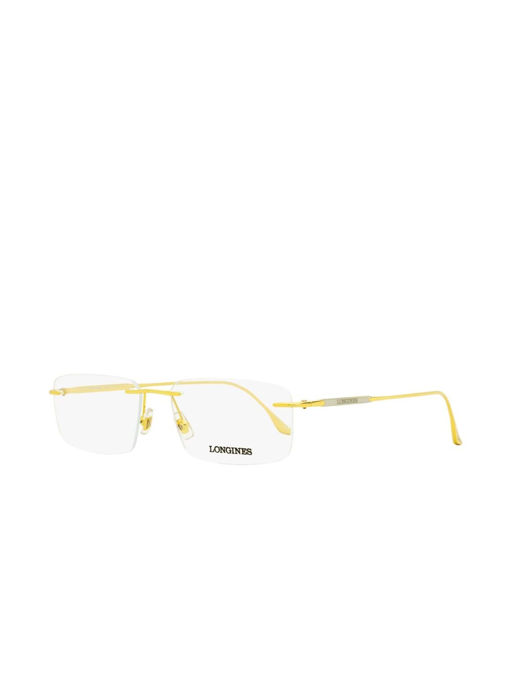 rimless square-frame glasses - 2