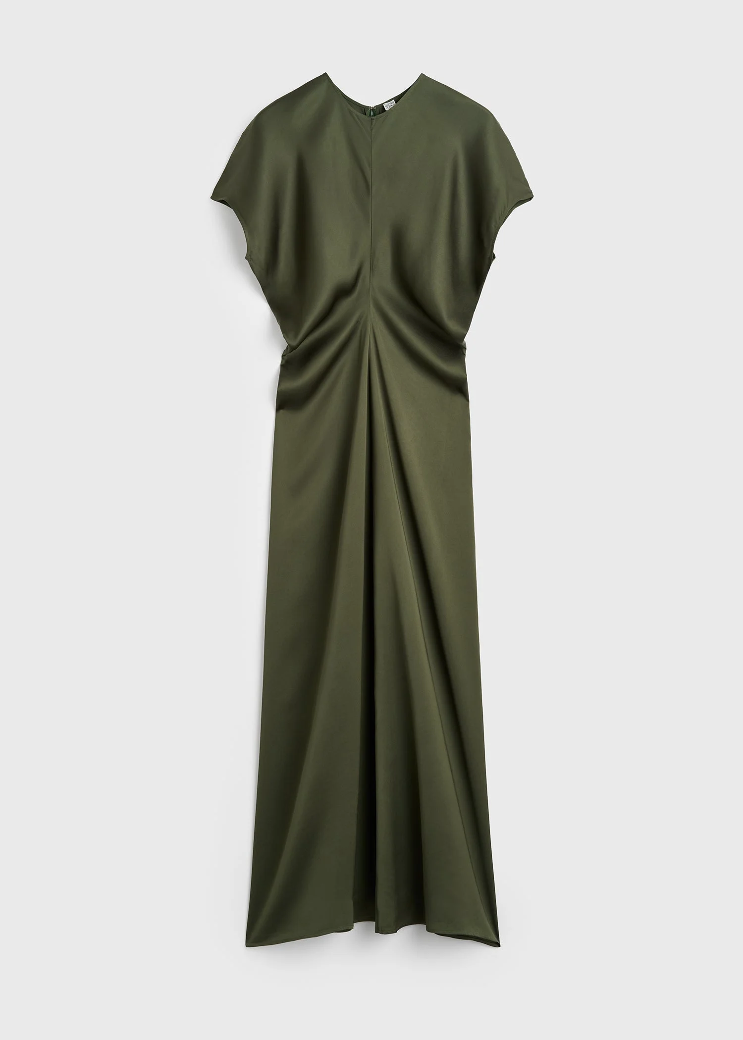 Slouch waist dress dark green - 1