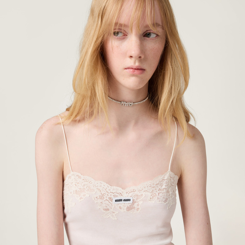Miu Miu Crystal necklace outlook