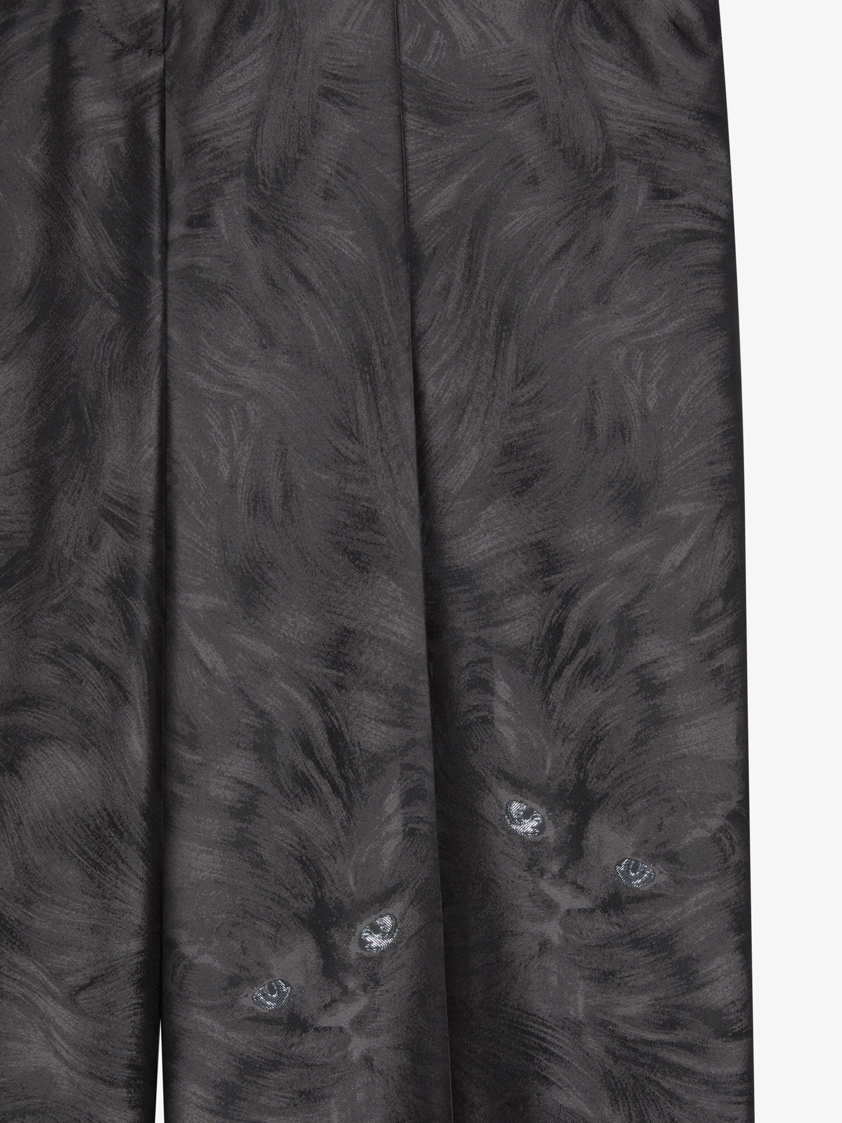 Givenchy OVERSIZED TAILORED PANTS IN CAT JACQUARD | REVERSIBLE
