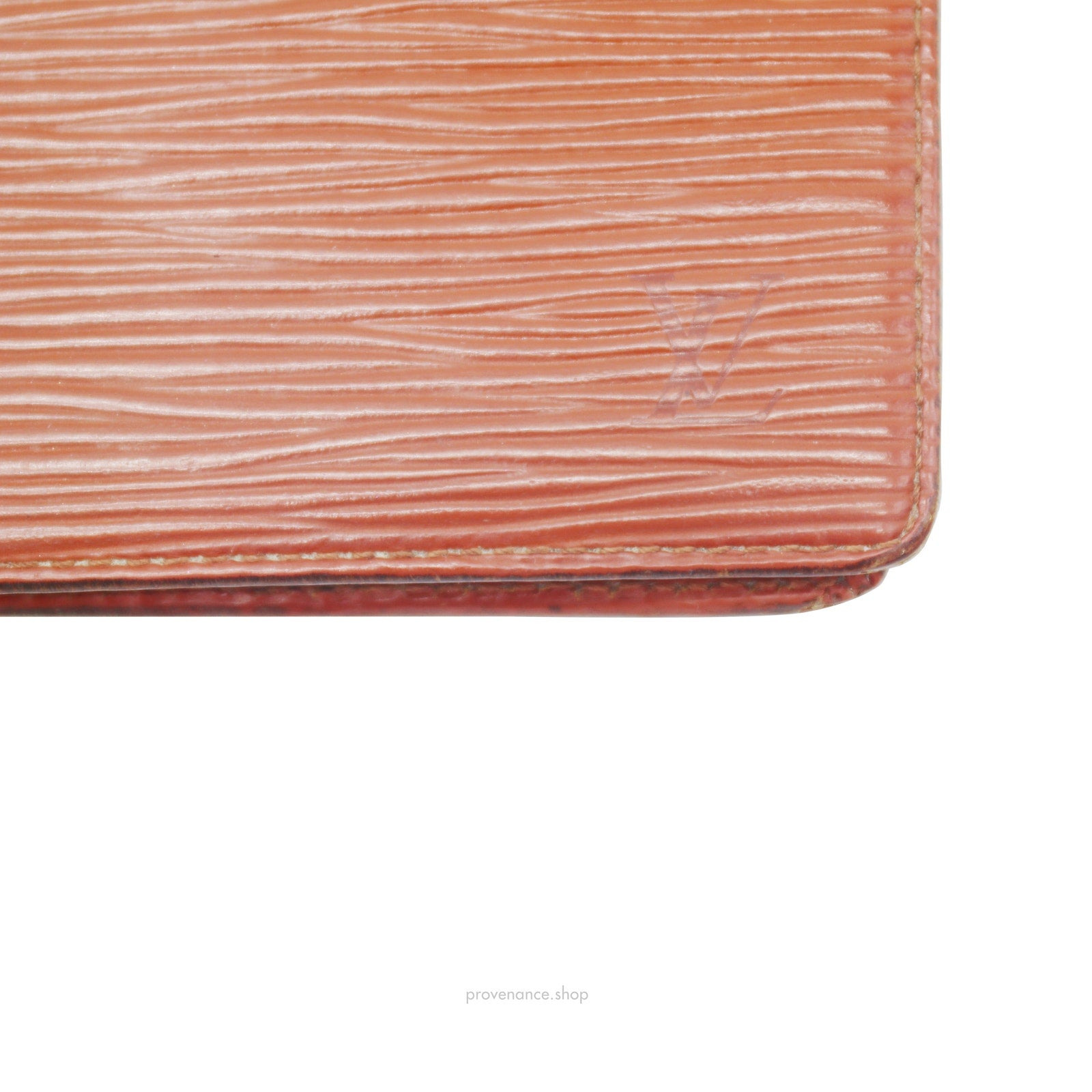 Louis Vuitton 6CC Bifold Wallet - Fawn Epi Leather - 5