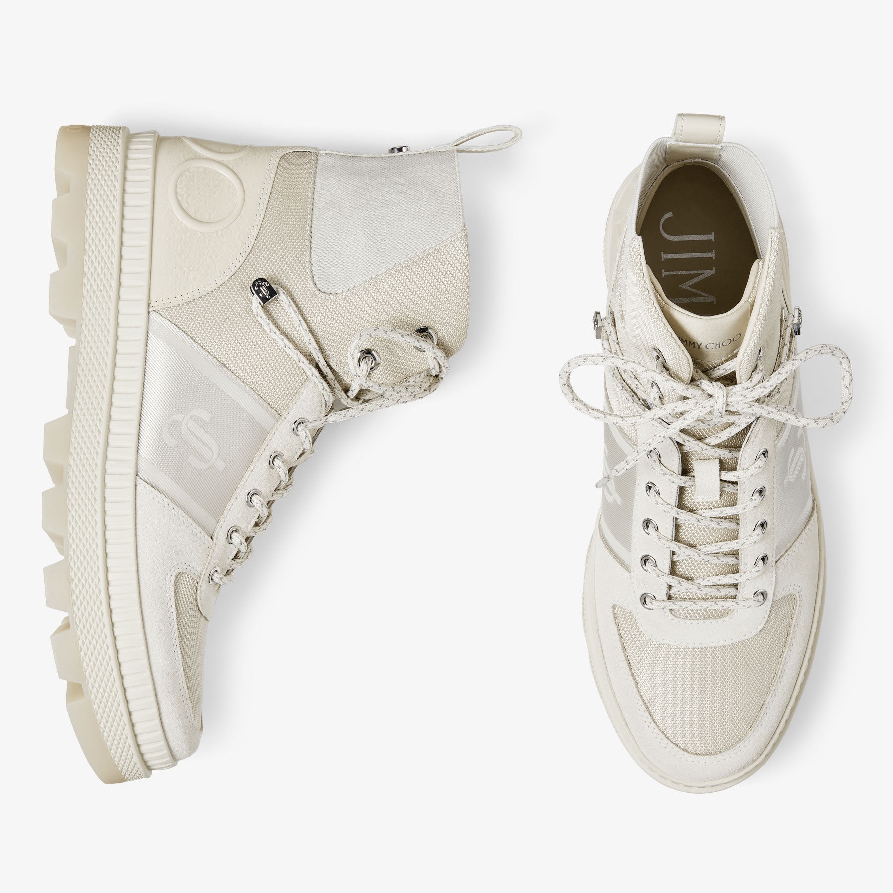 Normandy/M
Chalk Nylon and Leather Boots - 4