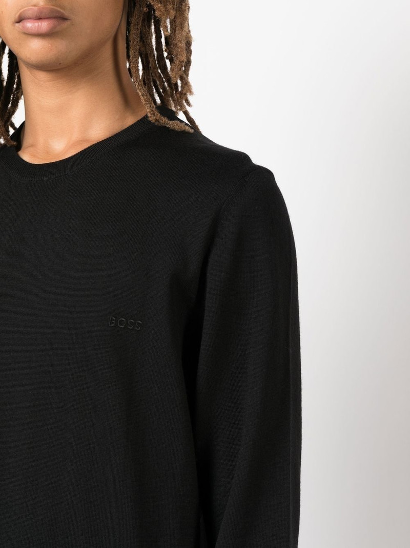 crewneck virgin wool jumper 5