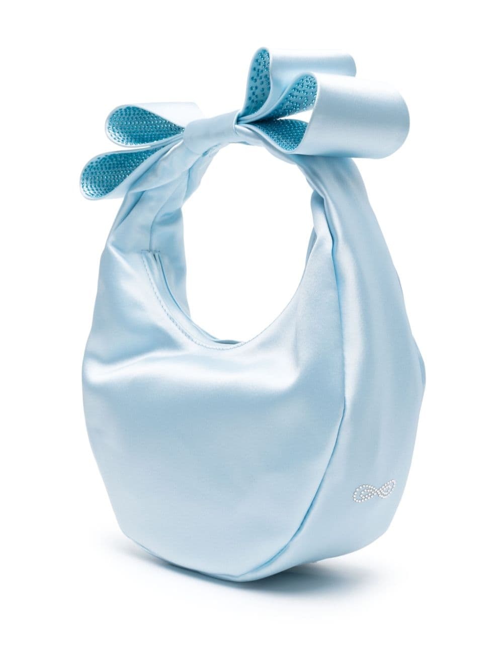 bow-detail satin tote bag - 3