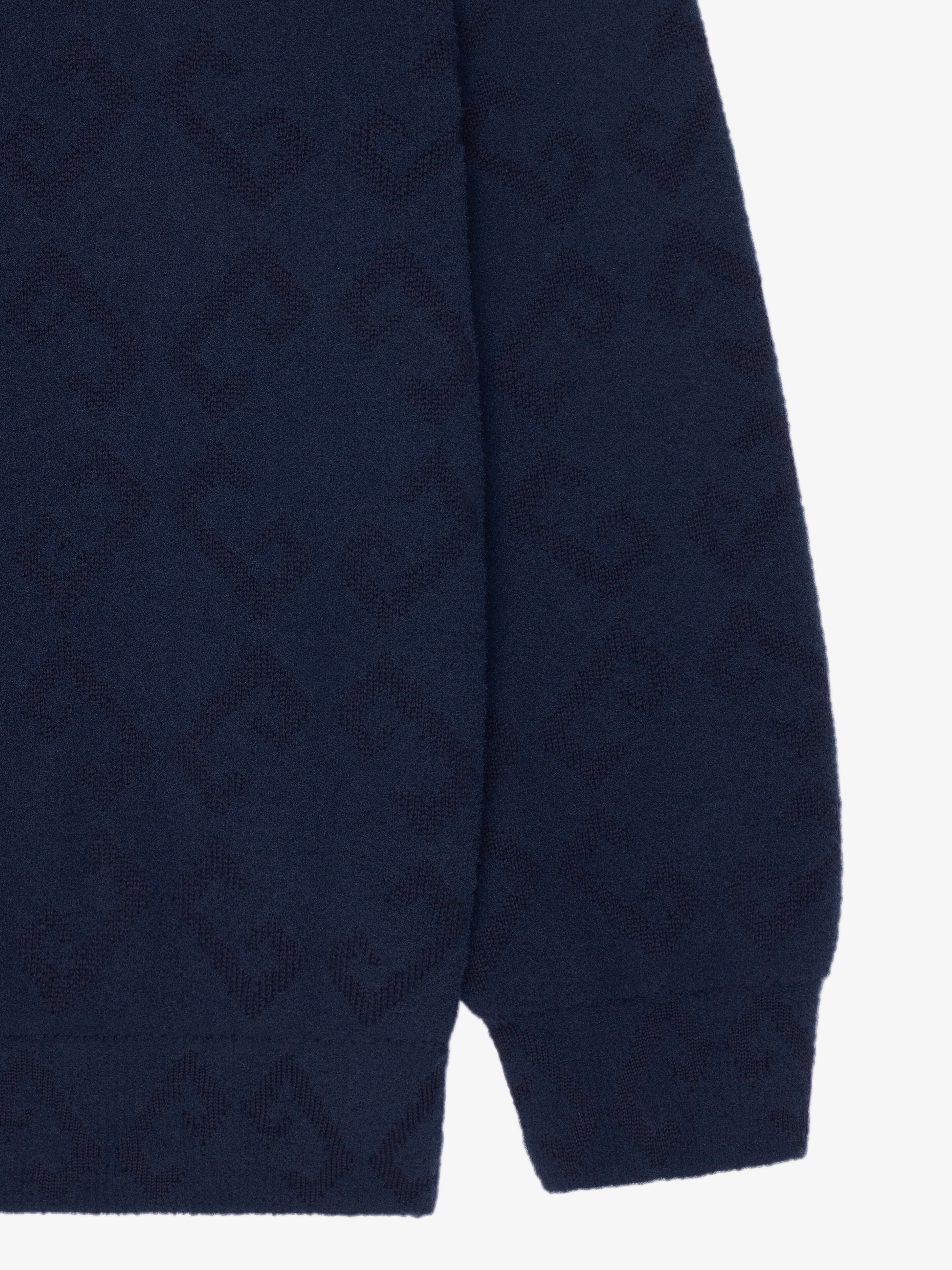 Givenchy SWEATER IN MONOGRAM 72 JACQUARD | REVERSIBLE