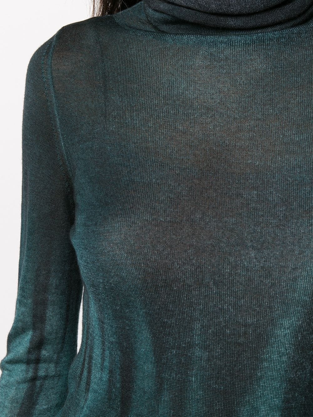 draped high neck jumper - 5